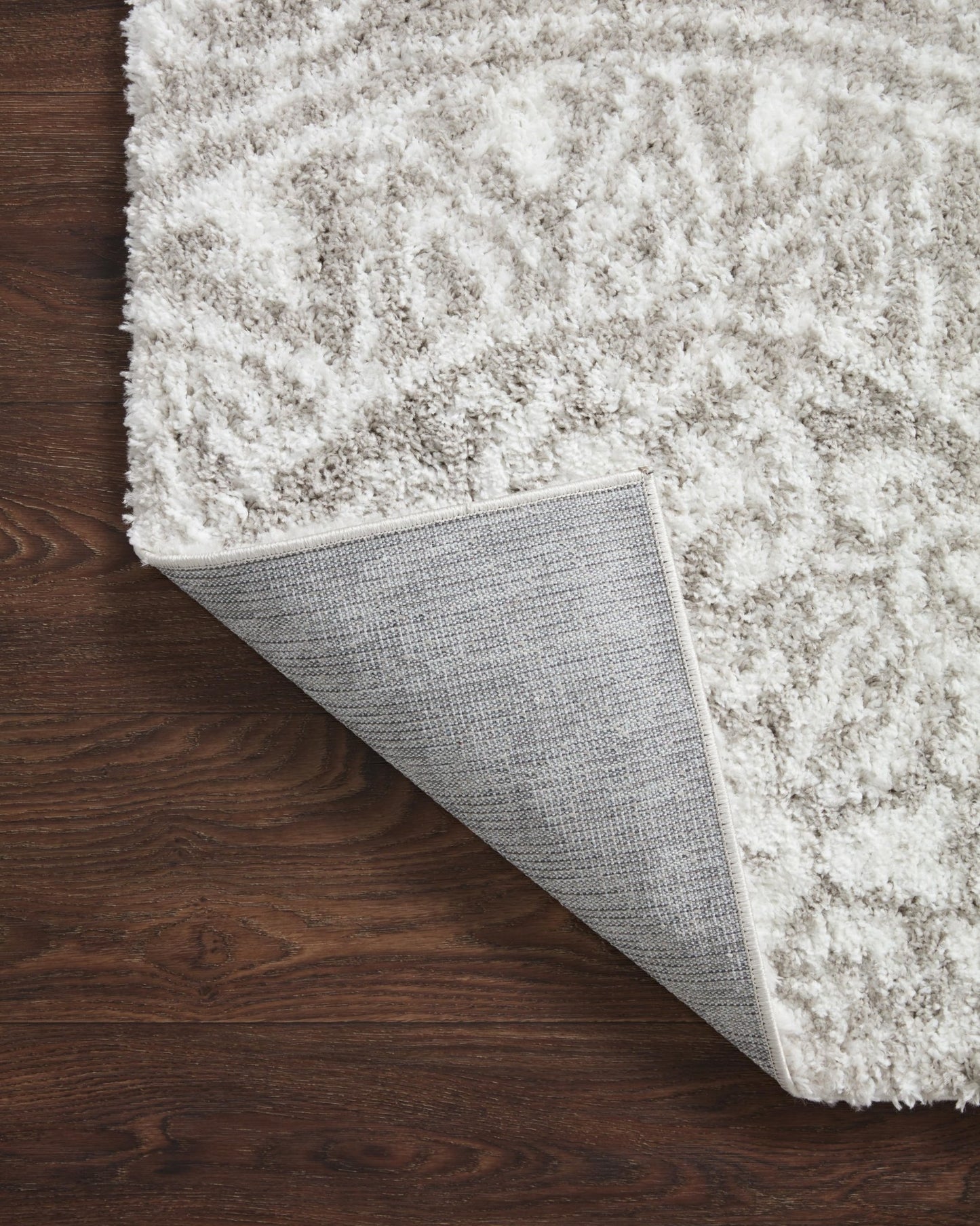 Loloi II Bliss Shag BLS - 06 Grey White Shag Power Loomed Rug - Rugs - Loloi II - Atlanta Designer Rugs