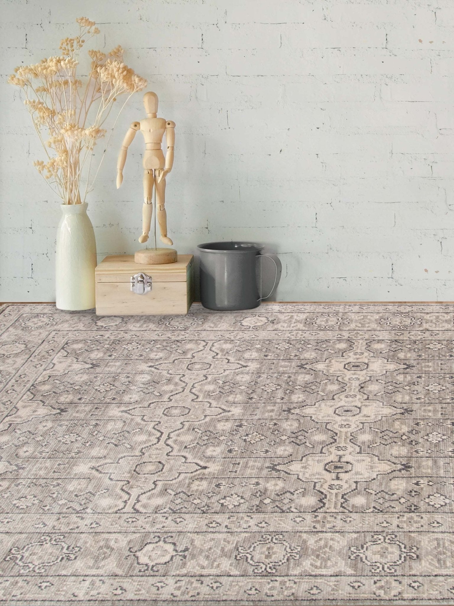 Limited BALLINA BA - 435 GRAY Traditional Knotted Rug - Rugs - Limited - Atlanta Designer Rugs