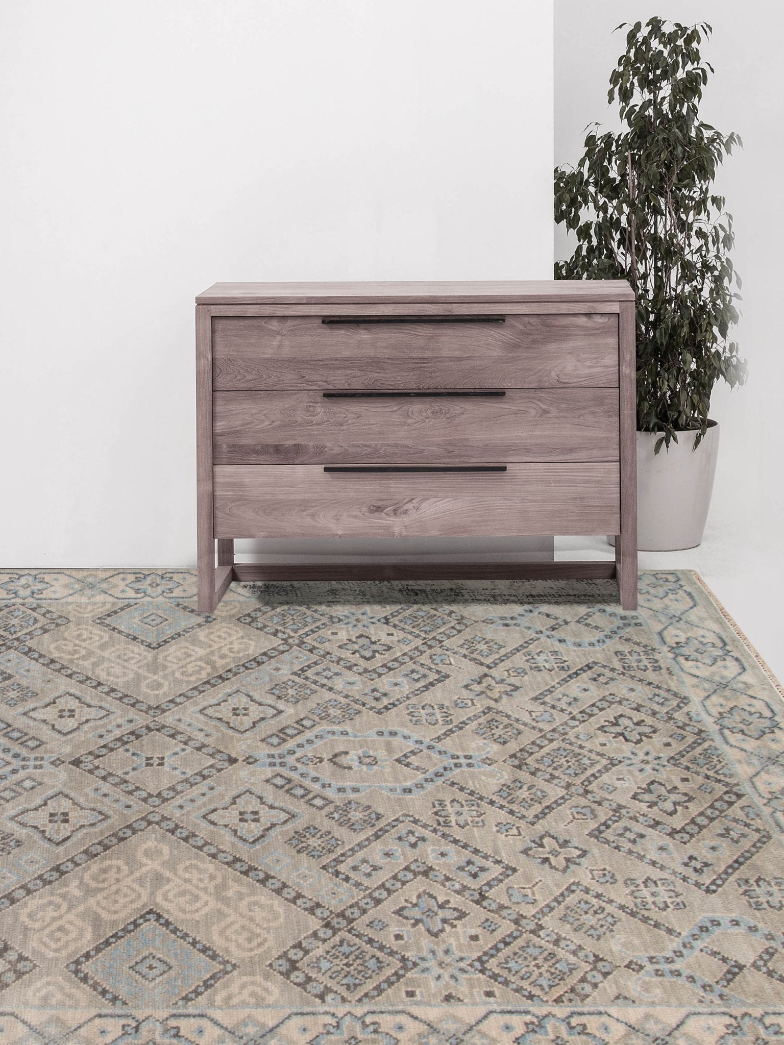 Limited BALLINA BA - 437 SILVER Traditional Knotted Rug - Rugs - Limited - Atlanta Designer Rugs