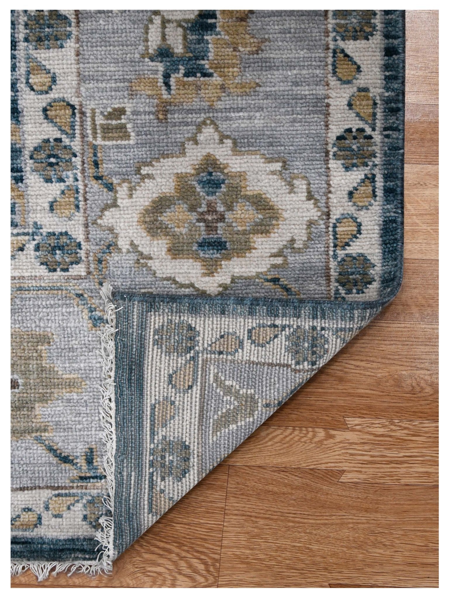 Limited BALLINA BA - 440 PEACOCK LIGHT GRAY Traditional Knotted Rug - Rugs - Limited - Atlanta Designer Rugs