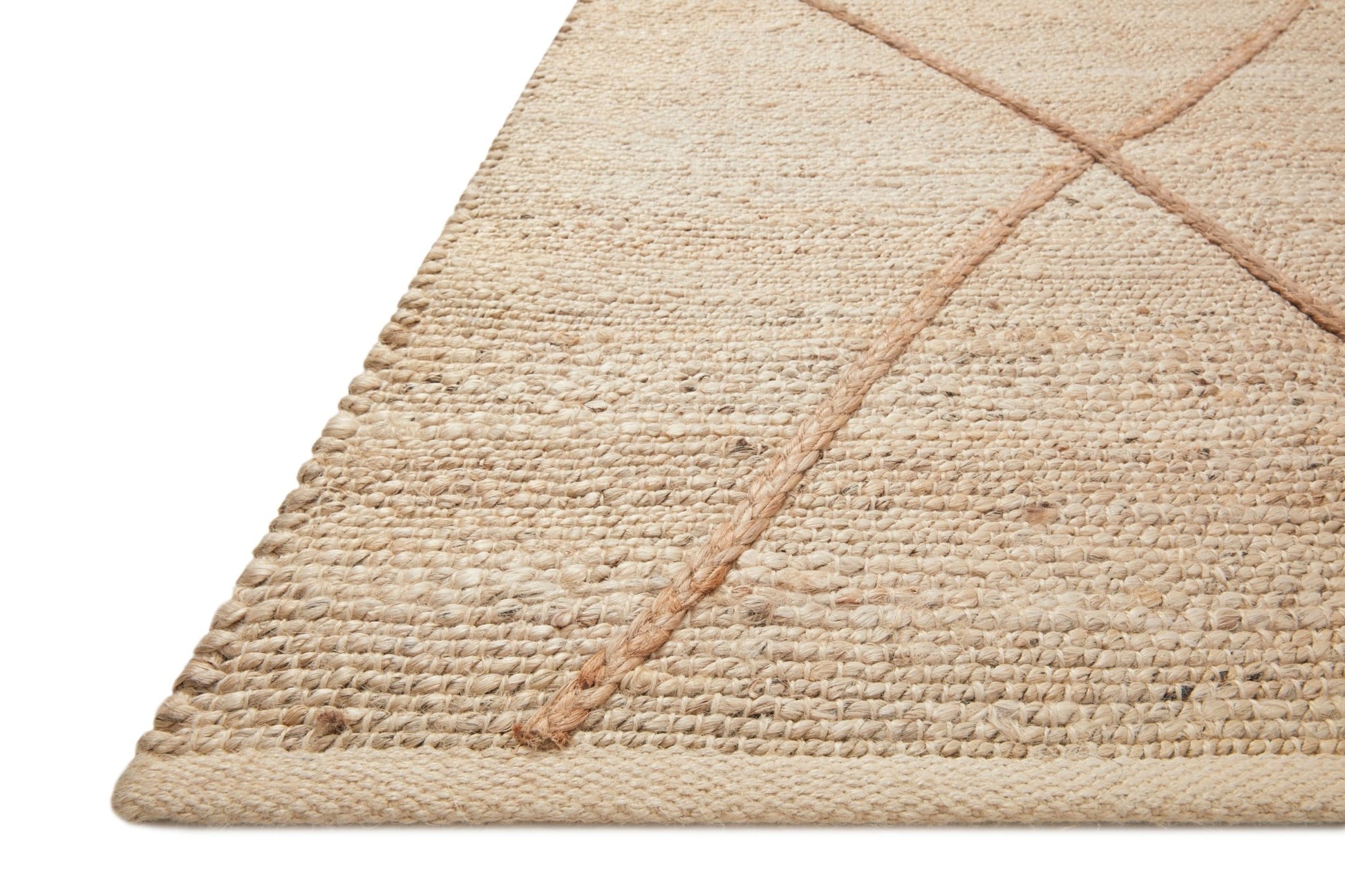 Loloi II Bodhi BOD - 01 Ivory Natural Contemporary Hand Woven Rug - Rugs - Loloi II - Atlanta Designer Rugs