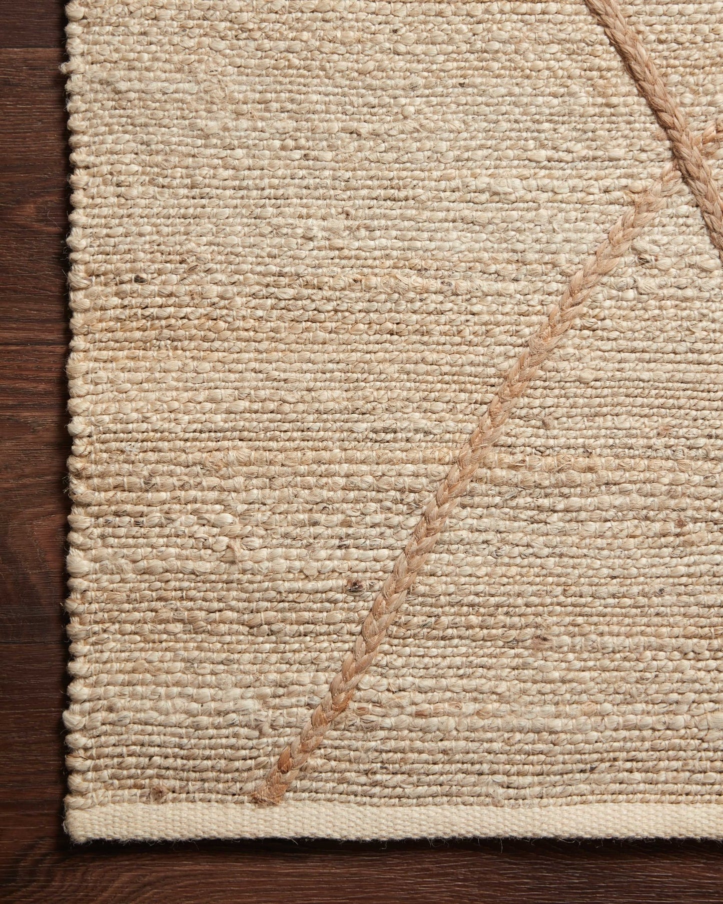 Loloi II Bodhi BOD - 01 Ivory Natural Contemporary Hand Woven Rug - Rugs - Loloi II - Atlanta Designer Rugs