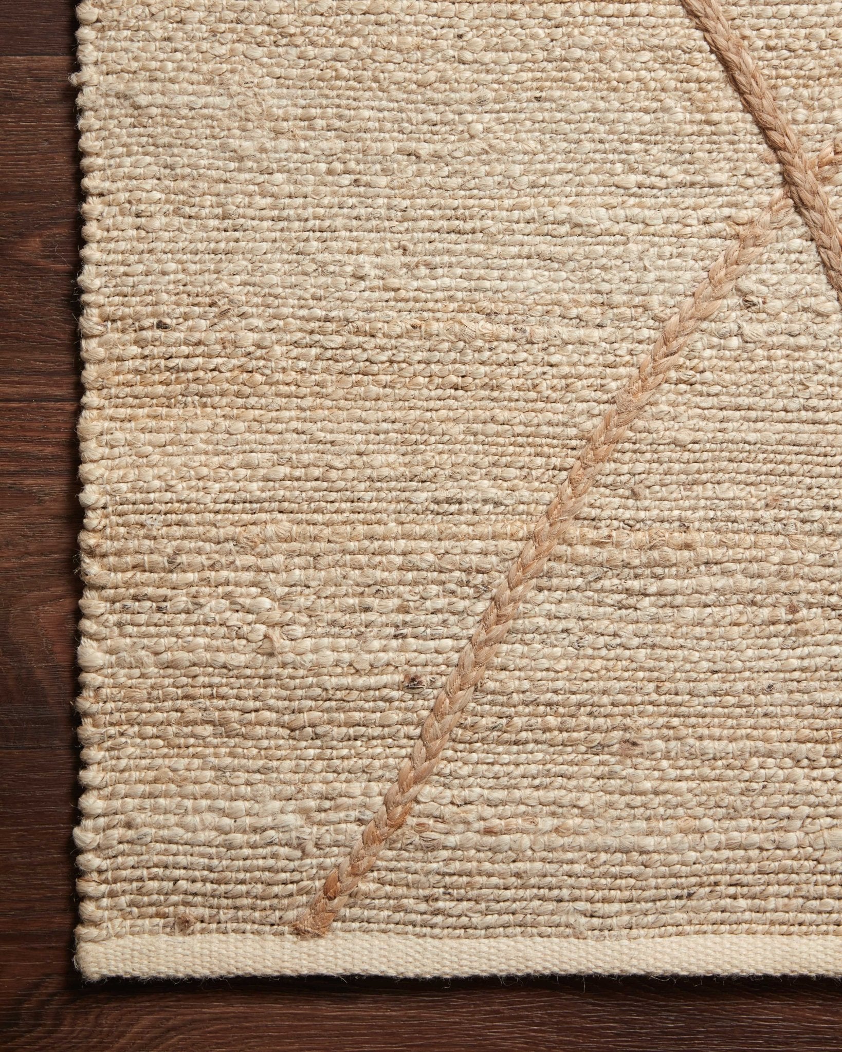 Loloi II Bodhi BOD - 01 Ivory Natural Contemporary Hand Woven Rug - Rugs - Loloi II - Atlanta Designer Rugs