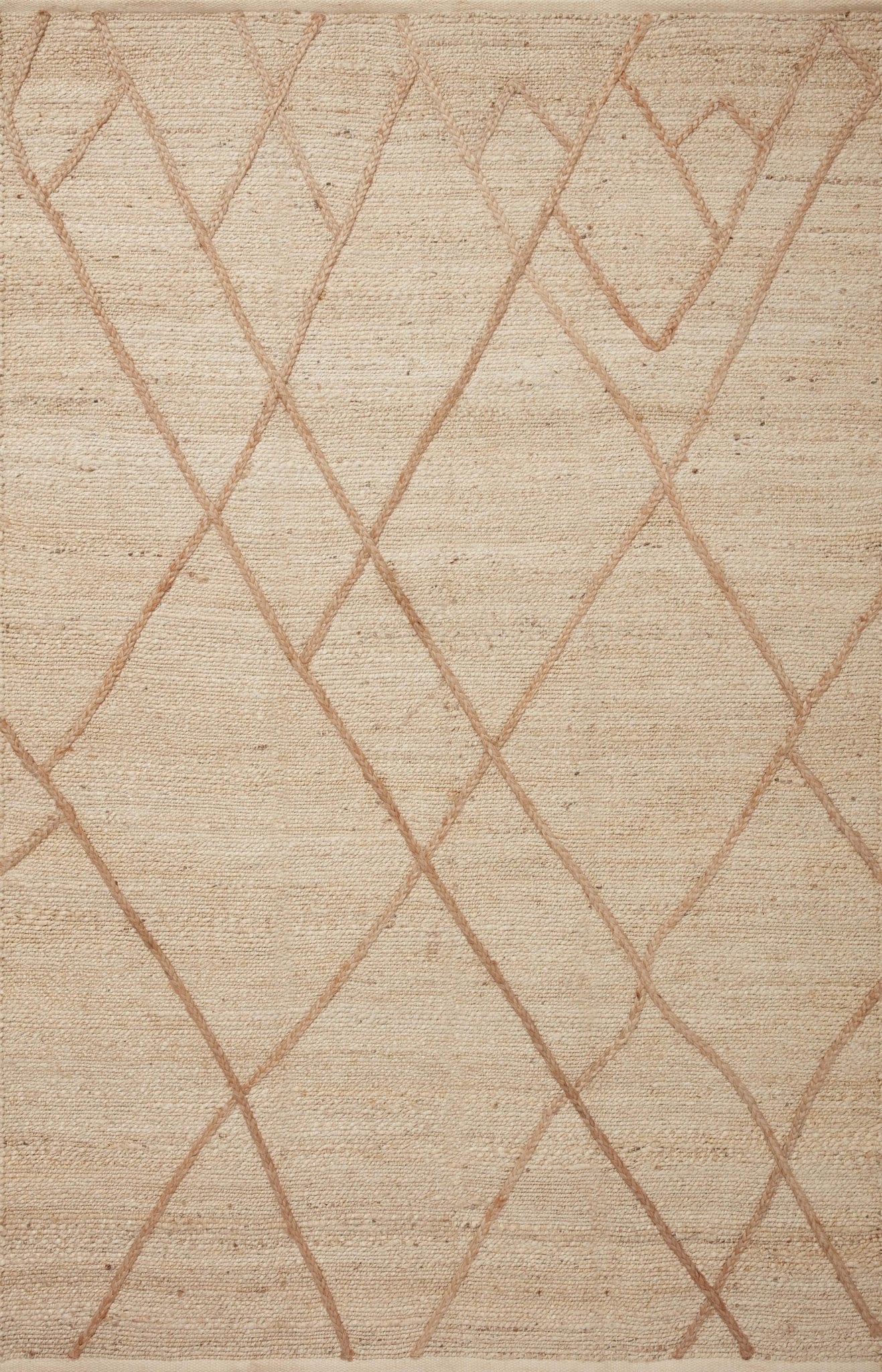 Loloi II Bodhi BOD - 01 Ivory Natural Contemporary Hand Woven Rug - Rugs - Loloi II - Atlanta Designer Rugs