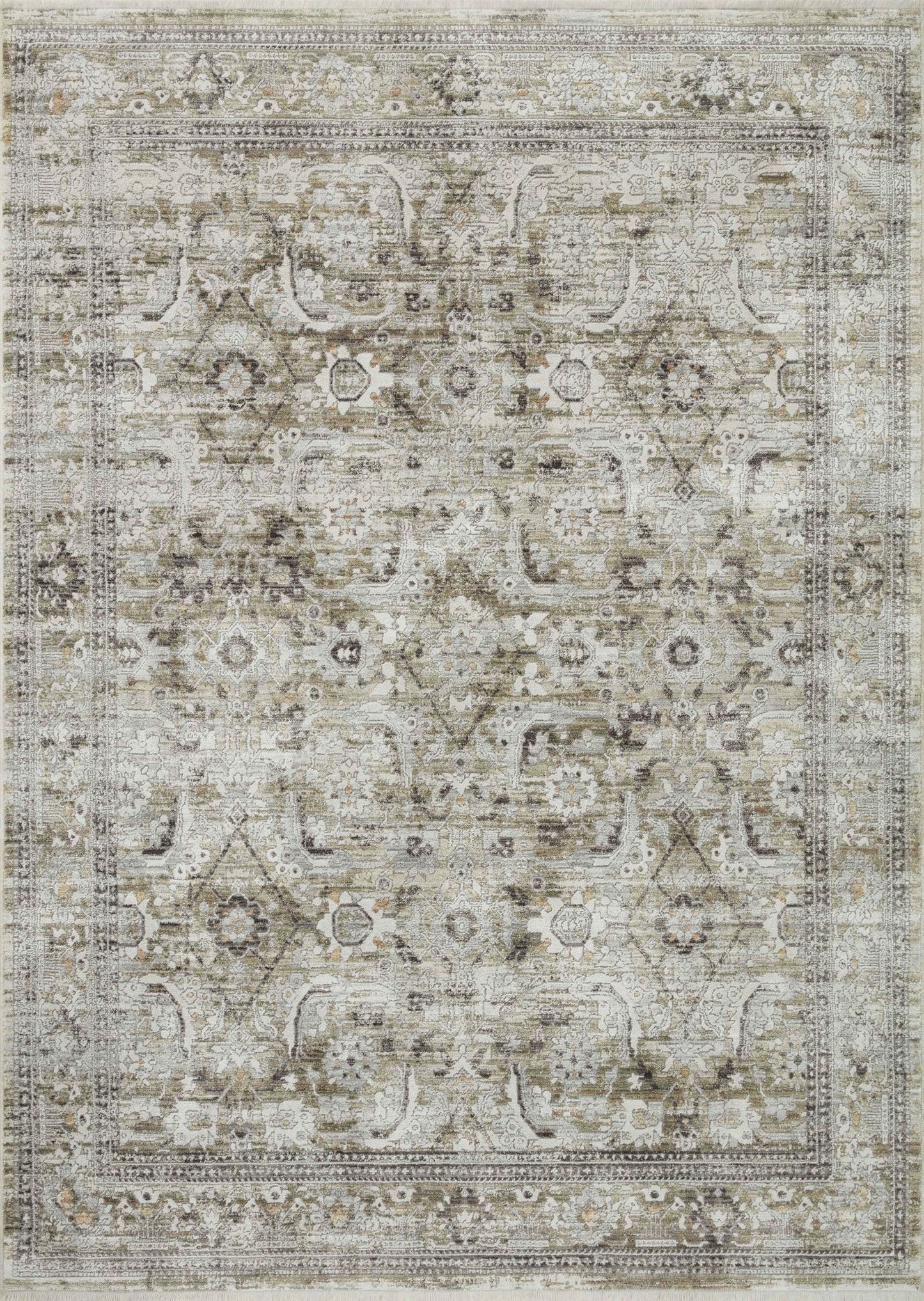 Loloi BONNEY BNY - 02 Moss Stone Traditional Power Loomed Rug - Rugs - Loloi - Atlanta Designer Rugs