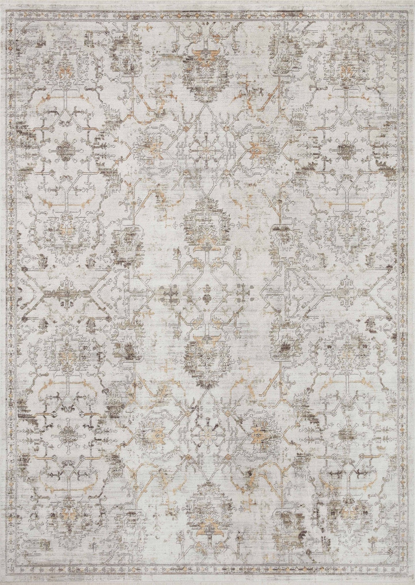 Loloi BONNEY BNY - 03 Ivory Dove Traditional Power Loomed Rug - Rugs - Loloi - Atlanta Designer Rugs