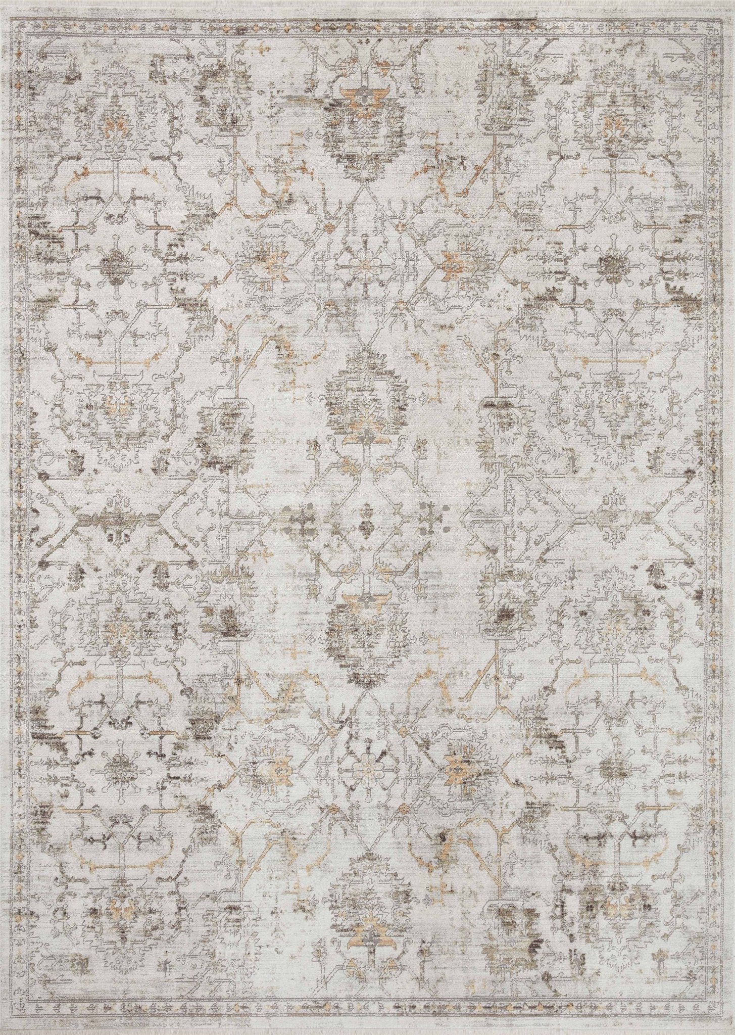 Loloi BONNEY BNY - 03 Ivory Dove Traditional Power Loomed Rug - Rugs - Loloi - Atlanta Designer Rugs