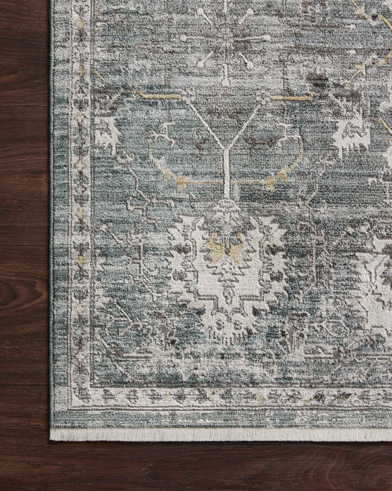 Loloi BONNEY BNY - 03 Lagoon Ivory Traditional Power Loomed Rug - Rugs - Loloi - Atlanta Designer Rugs