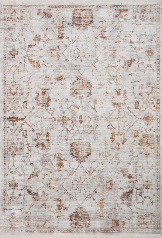 Loloi BONNEY BNY - 04 Silver Sunset Traditional Power Loomed Rug - Rugs - Loloi - Atlanta Designer Rugs