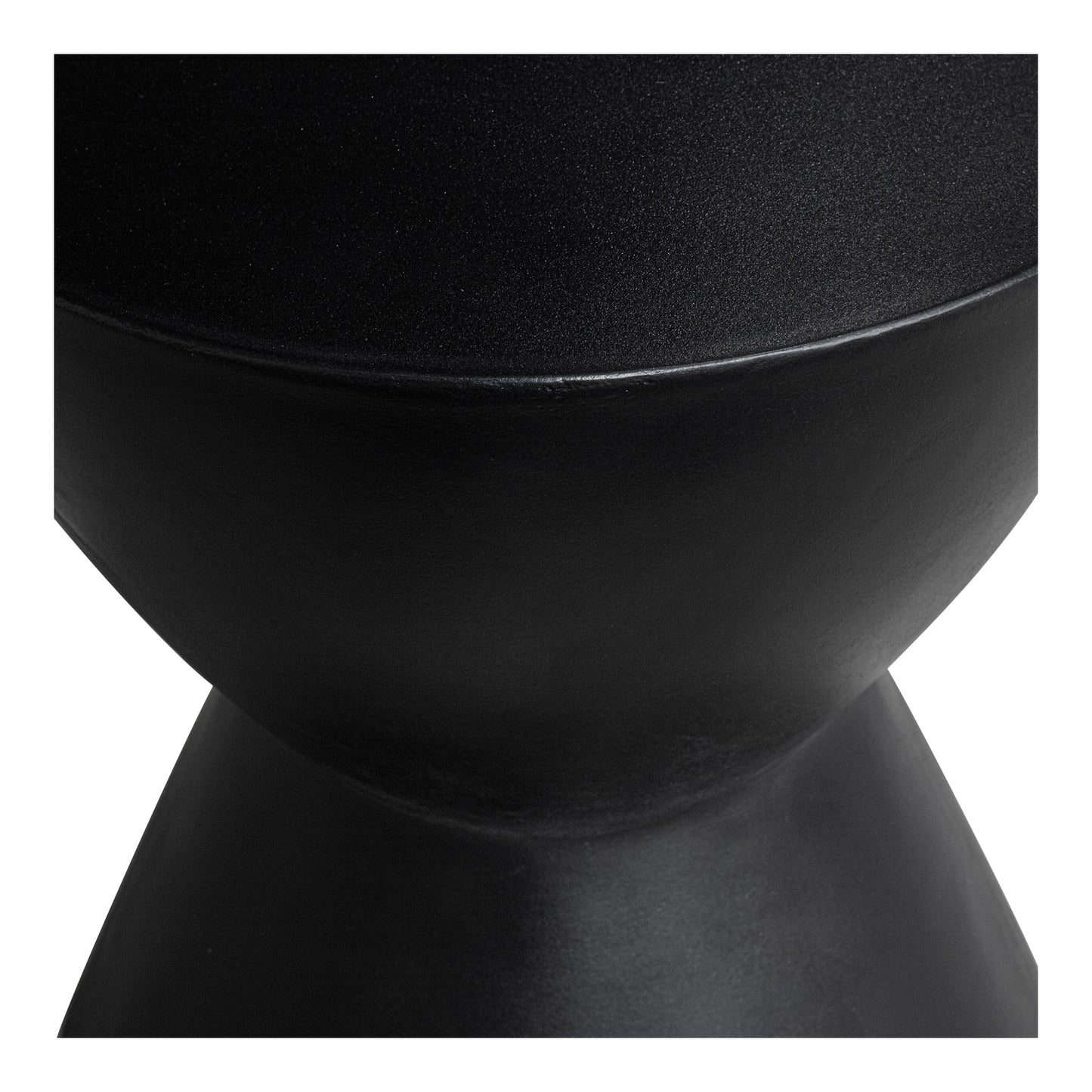 Moes Home Outdoor Stools Hourglass Black Contemporary Furniture