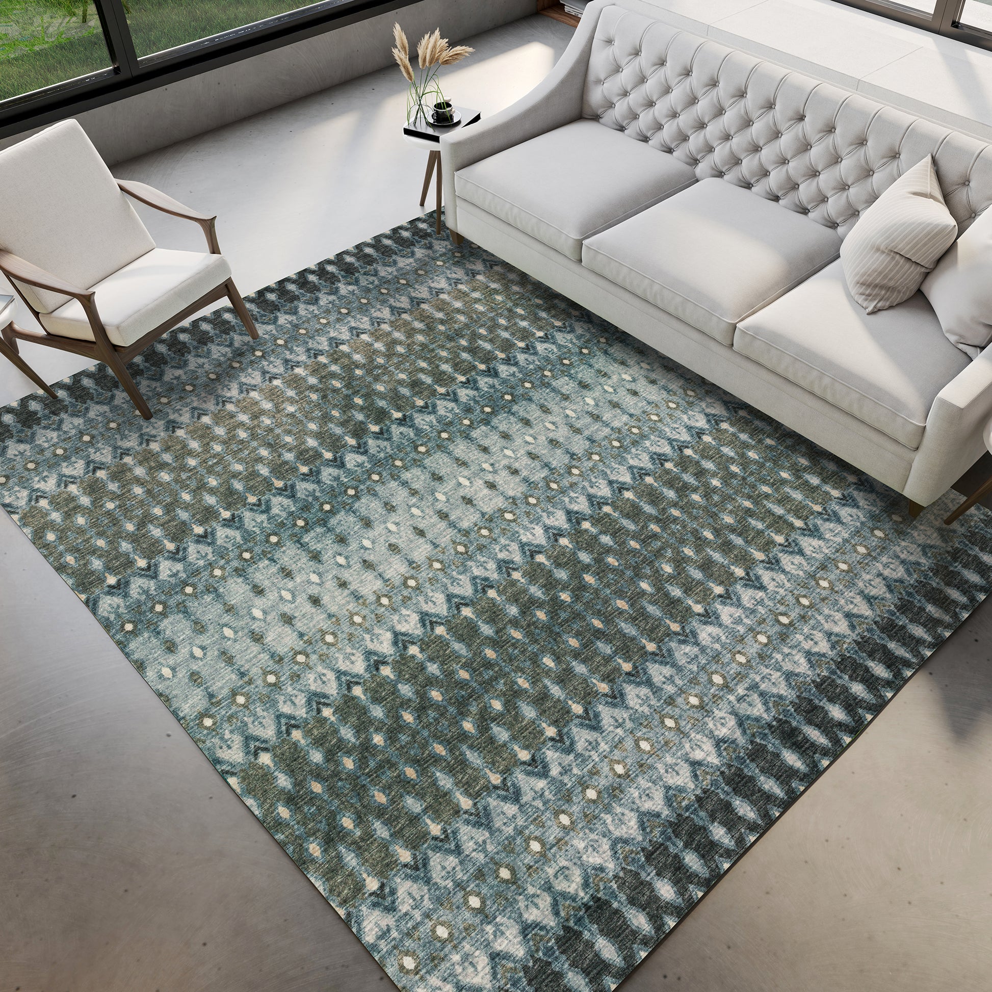 Dalyn Rugs Brisbane  Mineral Blue  Bohemian