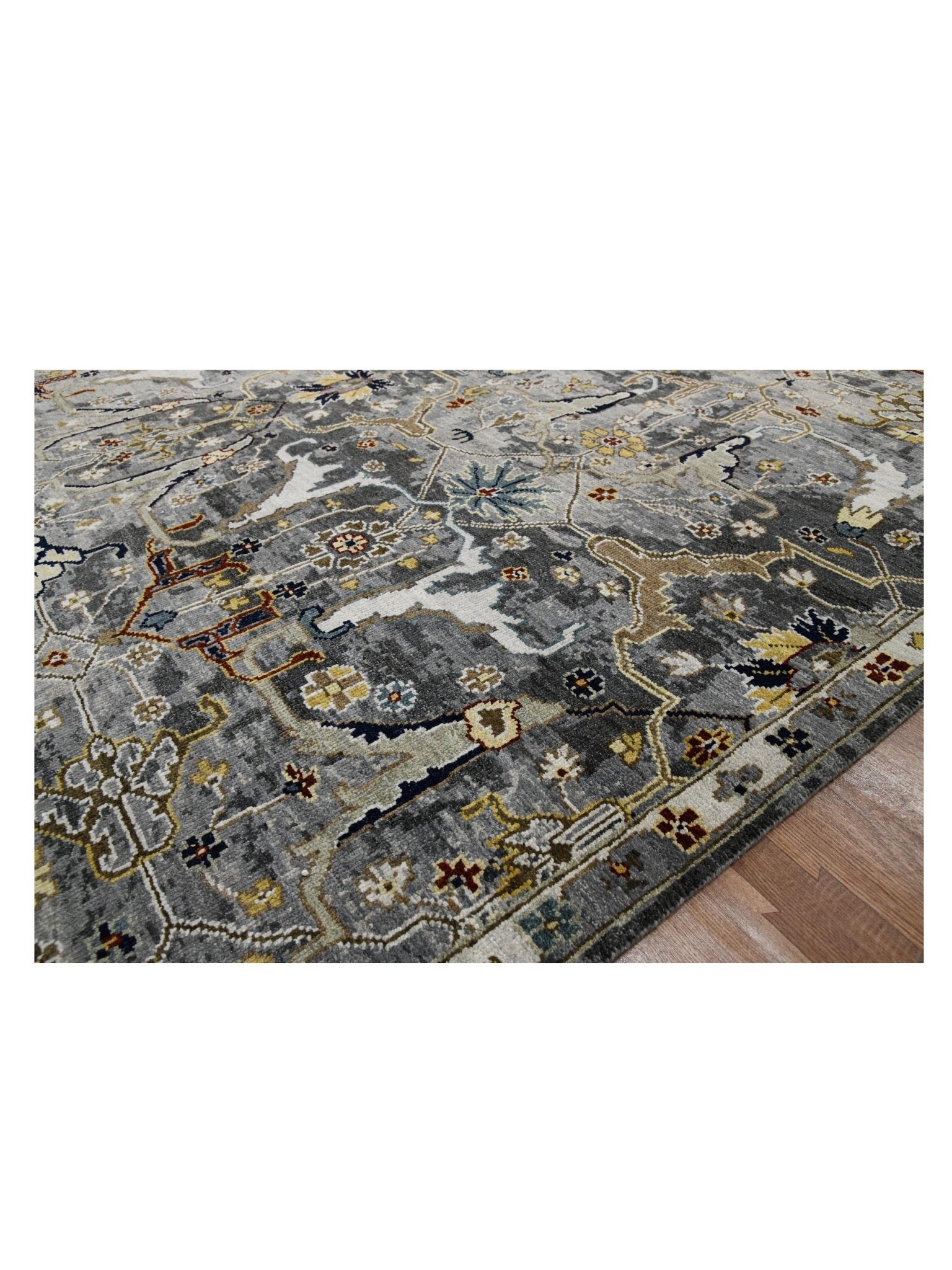 Limited Bailee BNS - 430 DEEP SILVER Traditional Knotted Rug - Rugs - Limited - Atlanta Designer Rugs