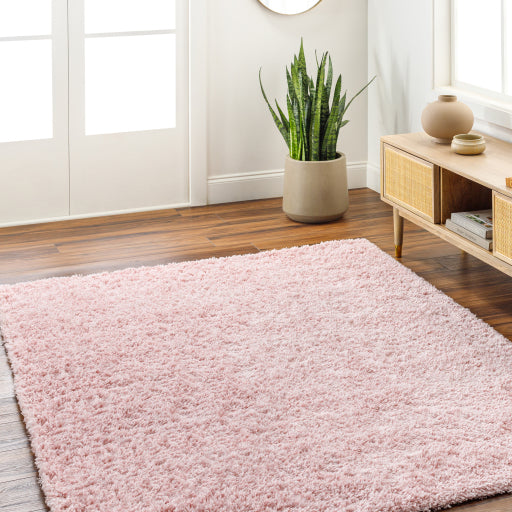 Surya Bogota Shag BTG-2307 Pale Pink Modern Machinemade Rug