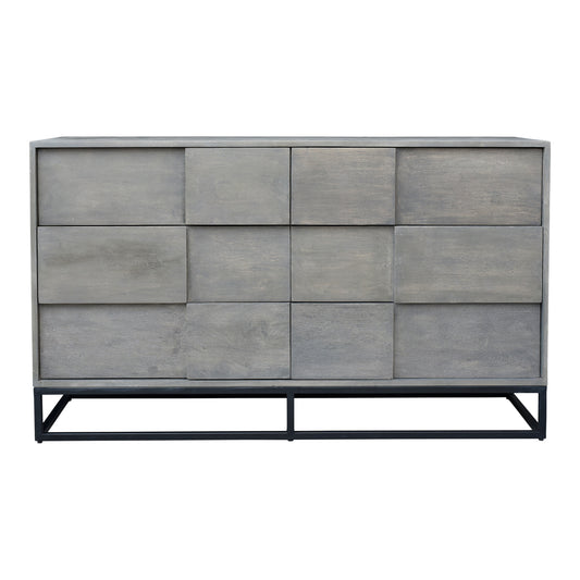 Moes Home Dressers Felix Grey Contemporary Furniture