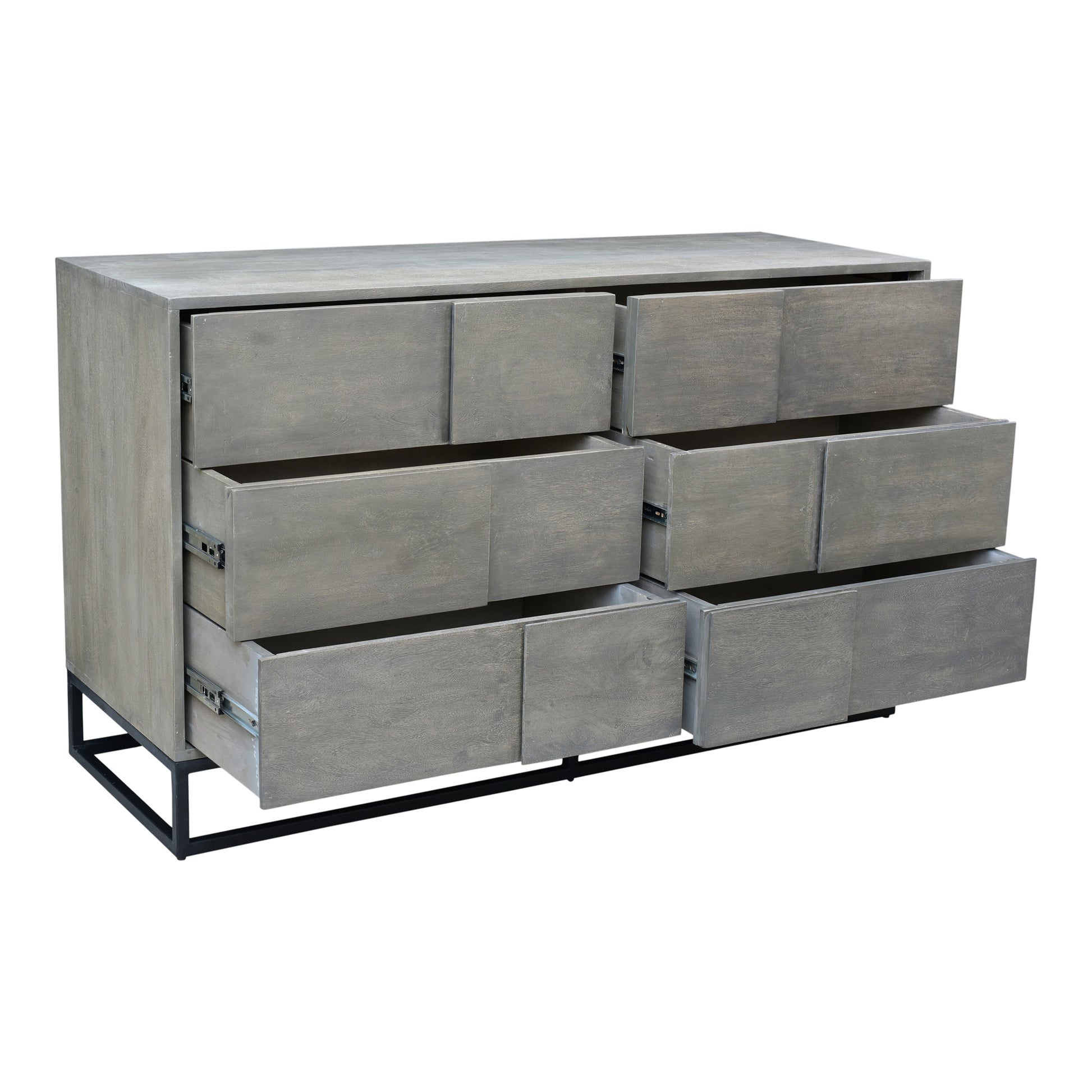 Moes Home Dressers Felix Grey Contemporary Furniture