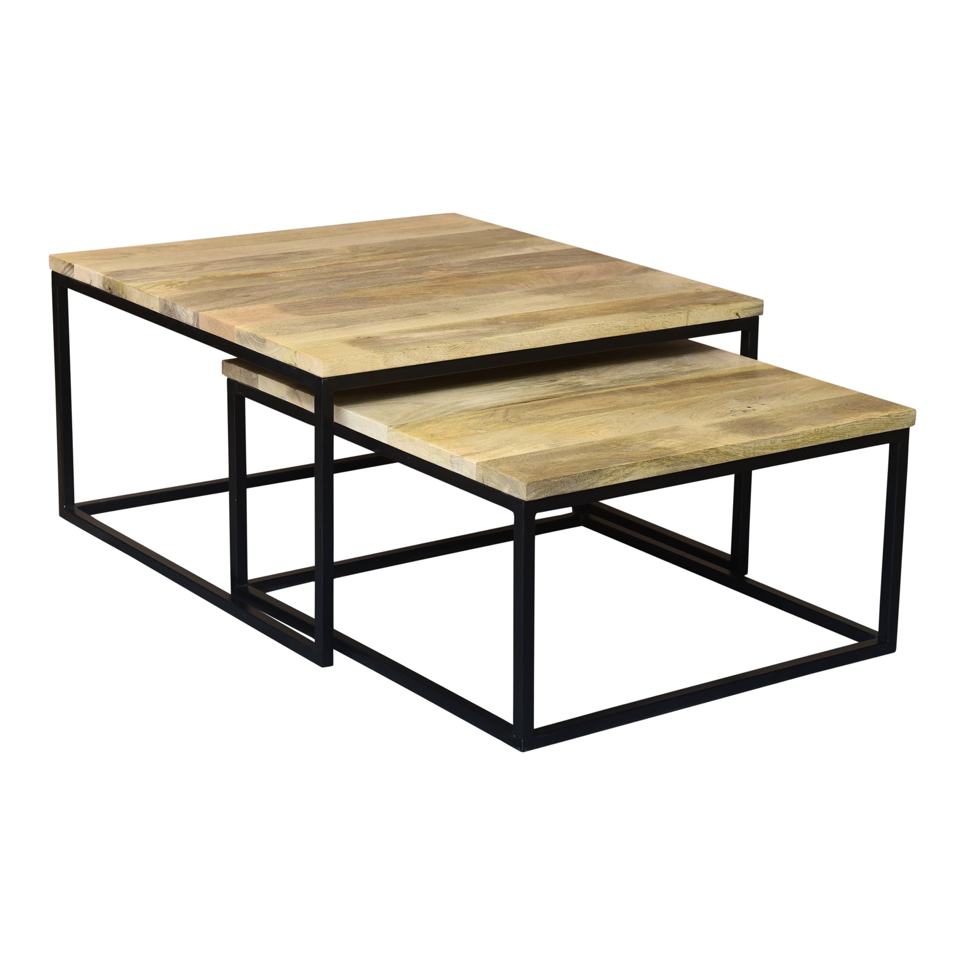 Moes Home Coffee Tables HOLLIS Natural Industrial Furniture