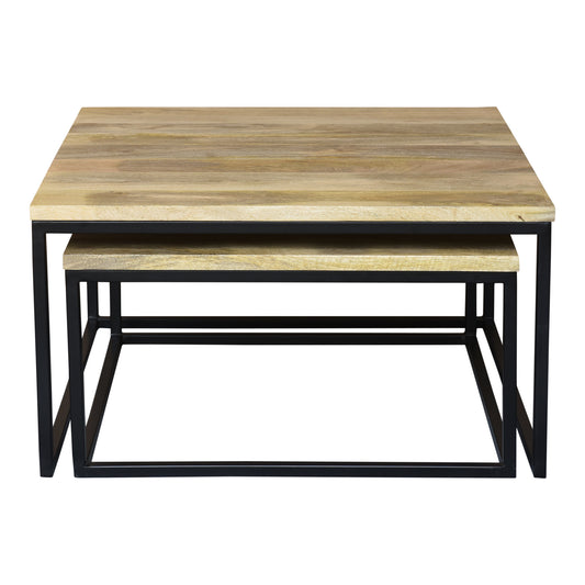 Moes Home Coffee Tables HOLLIS Natural Industrial Furniture