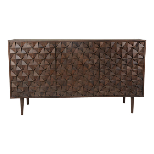 Moes Home Sideboards Pablo Brown Mid-Century Modern Furniture