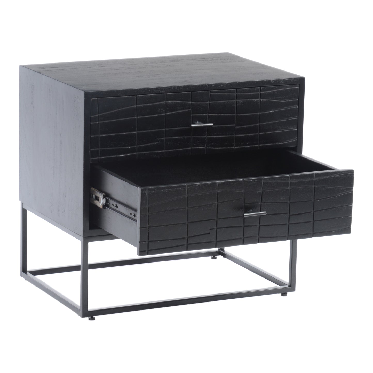 Moes Home Nightstands ATELIER Black Contemporary Furniture