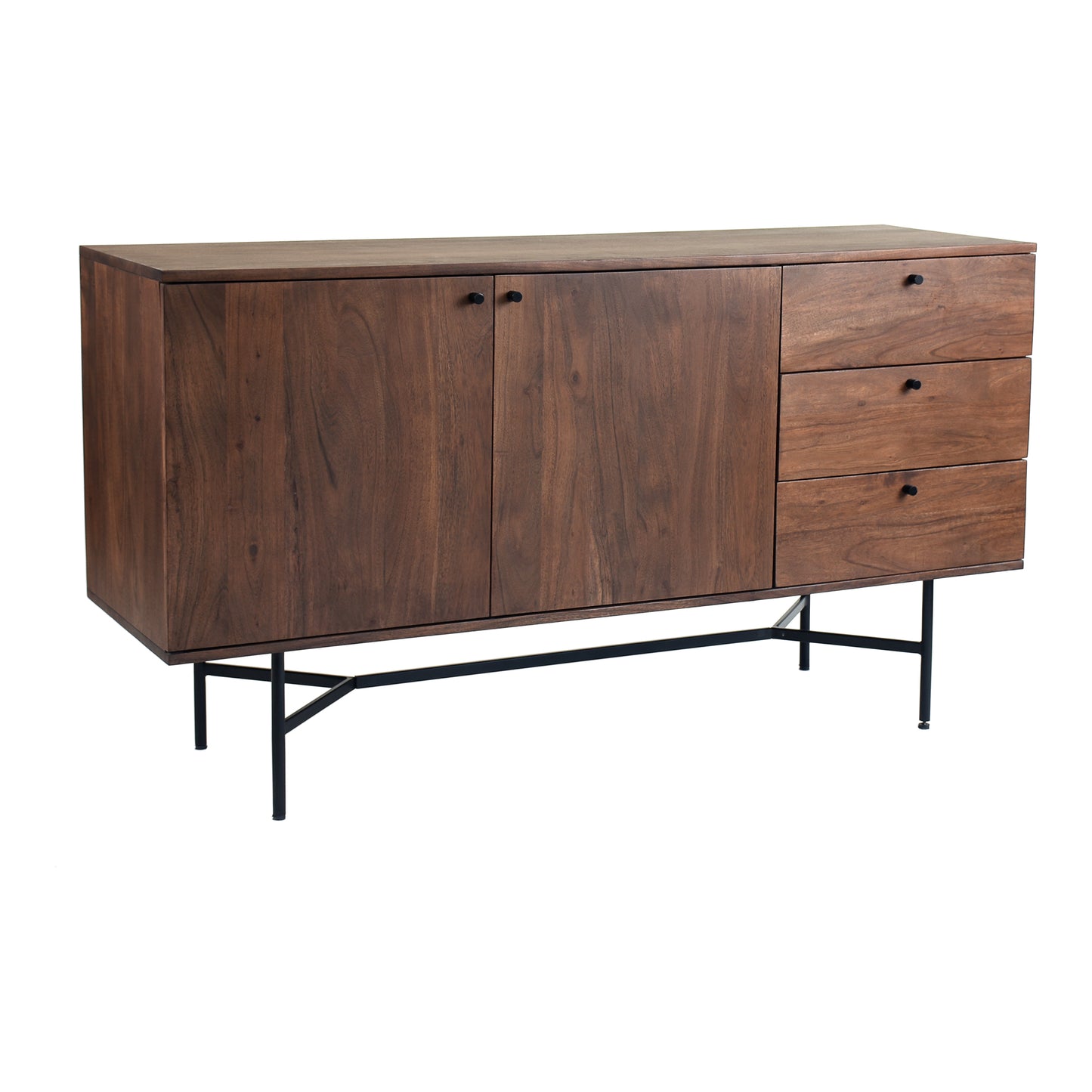 Moes Home Sideboards Beck Brown Modern Furniture