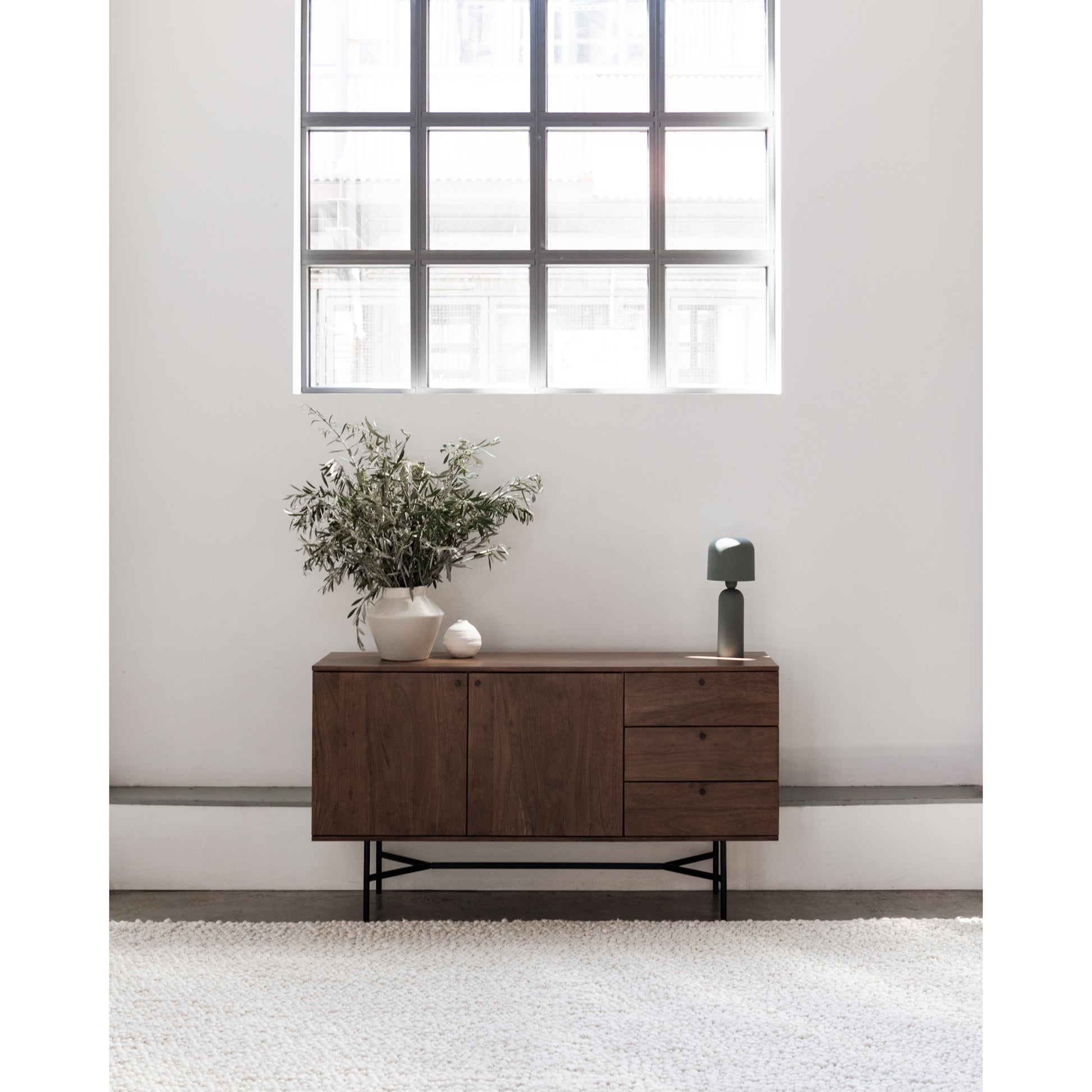 Moes Home Sideboards Beck Brown Modern Furniture