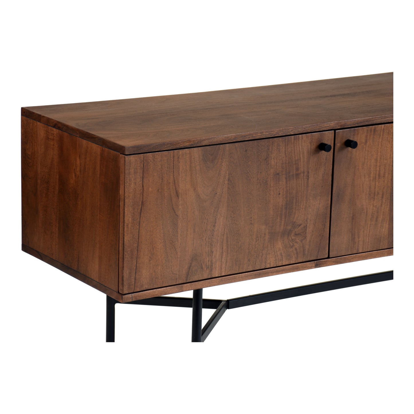 Moes Home Media Units Beck Brown Mid-Century Modern Furniture