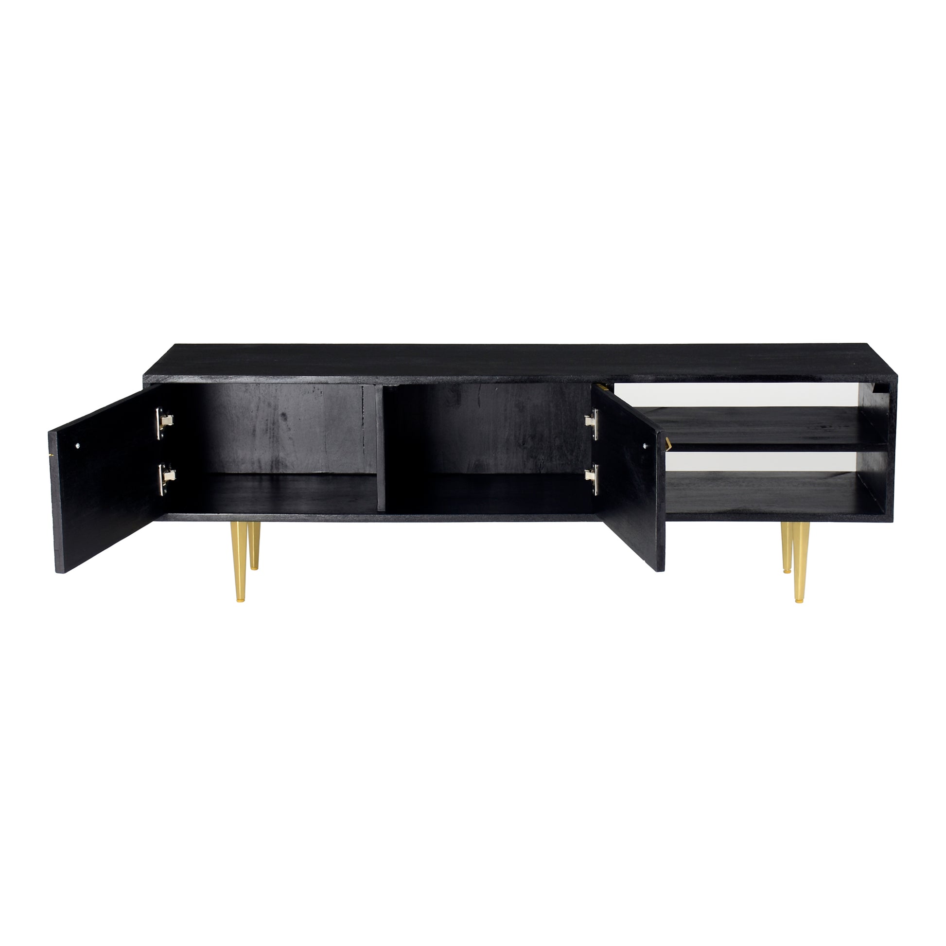 Moes Home Media Units Sapporo Black Art Deco Furniture