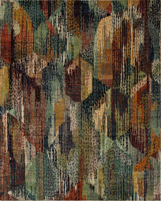 Stacy Garcia Depiction by Stacy Garcia RG144 Multi  Modern/Contemporary Knotted Rug