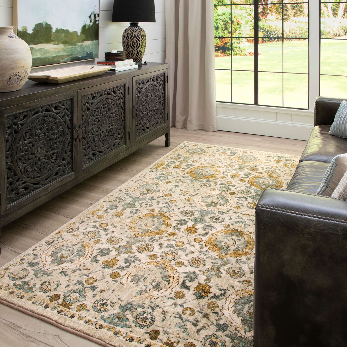 Karastan Touchstone 90939 Camel Traditional Machinemade Rug - Rugs - Karastan - Atlanta Designer Rugs