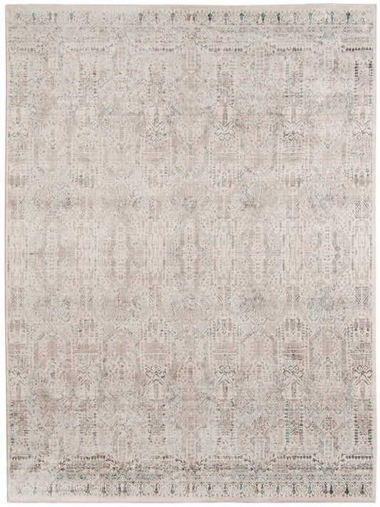 Limited Rosy RO - 502 Aqua BLUE Transitional Machinemade Rug - Rugs - Limited - Atlanta Designer Rugs