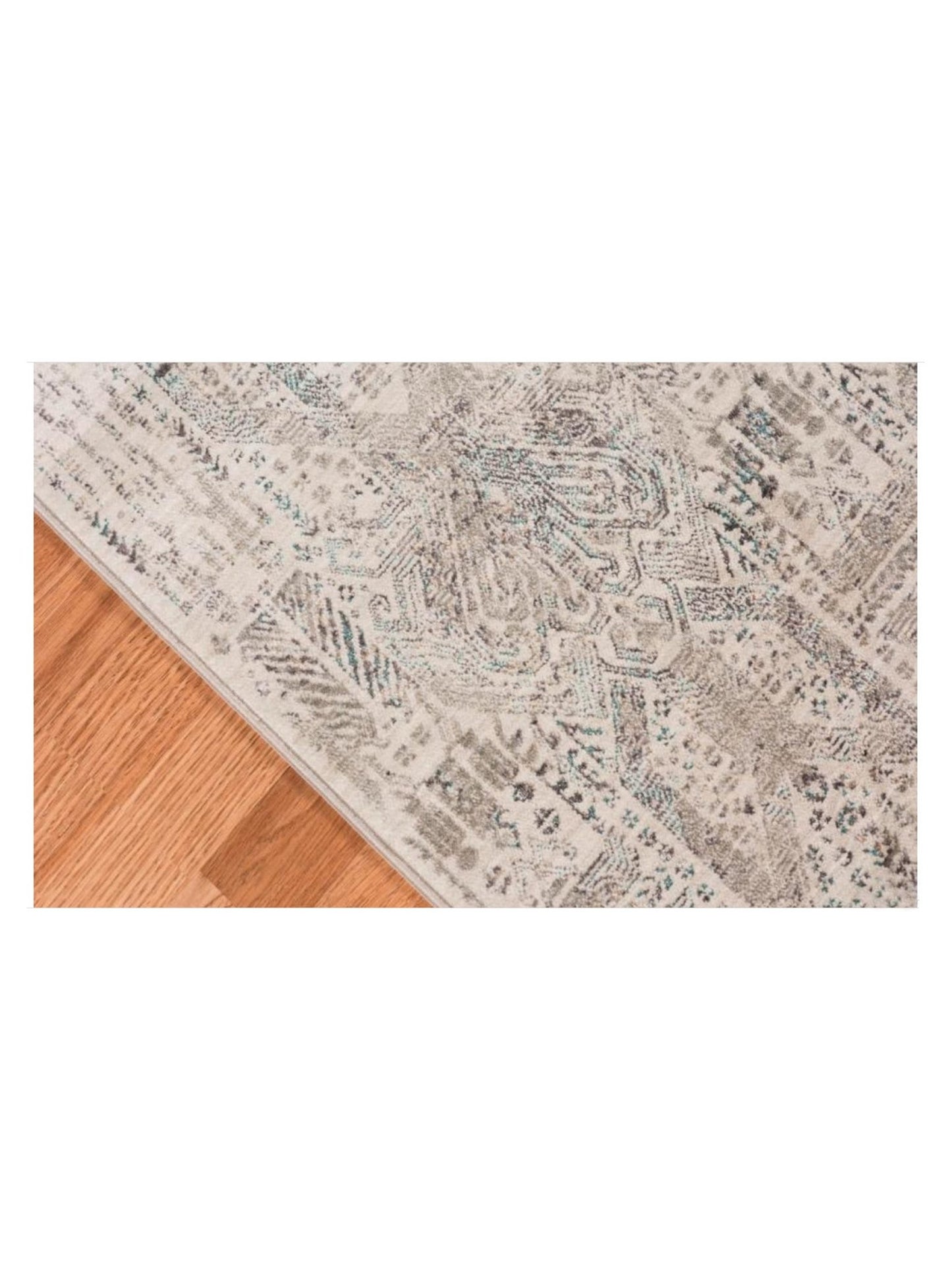 Limited Rosy RO - 502 Aqua BLUE Transitional Machinemade Rug - Rugs - Limited - Atlanta Designer Rugs