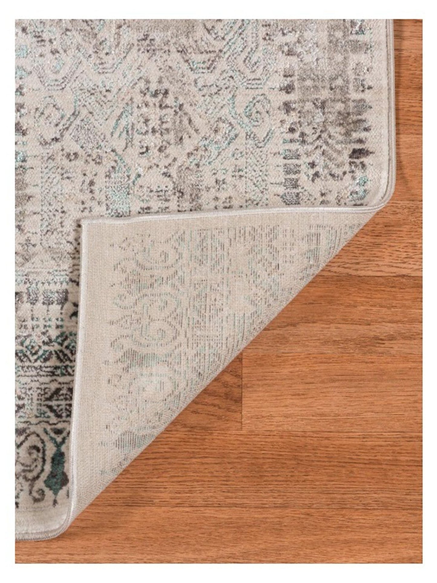 Limited Rosy RO - 502 Aqua BLUE Transitional Machinemade Rug - Rugs - Limited - Atlanta Designer Rugs