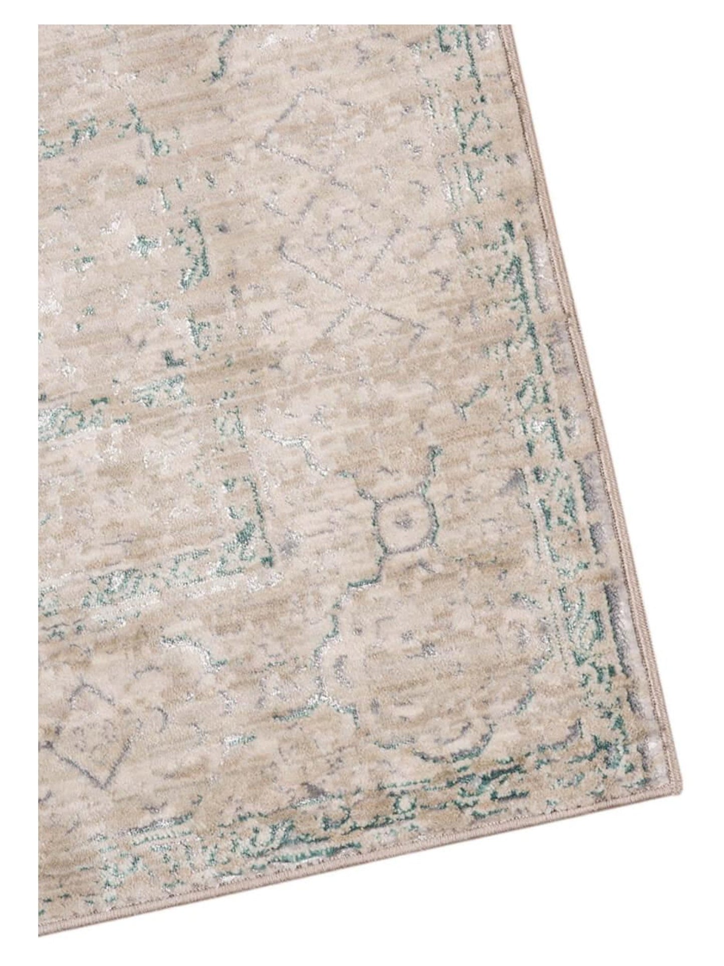 Limited Rosy RO - 511 Aqua BLUE Transitional Machinemade Rug - Rugs - Limited - Atlanta Designer Rugs