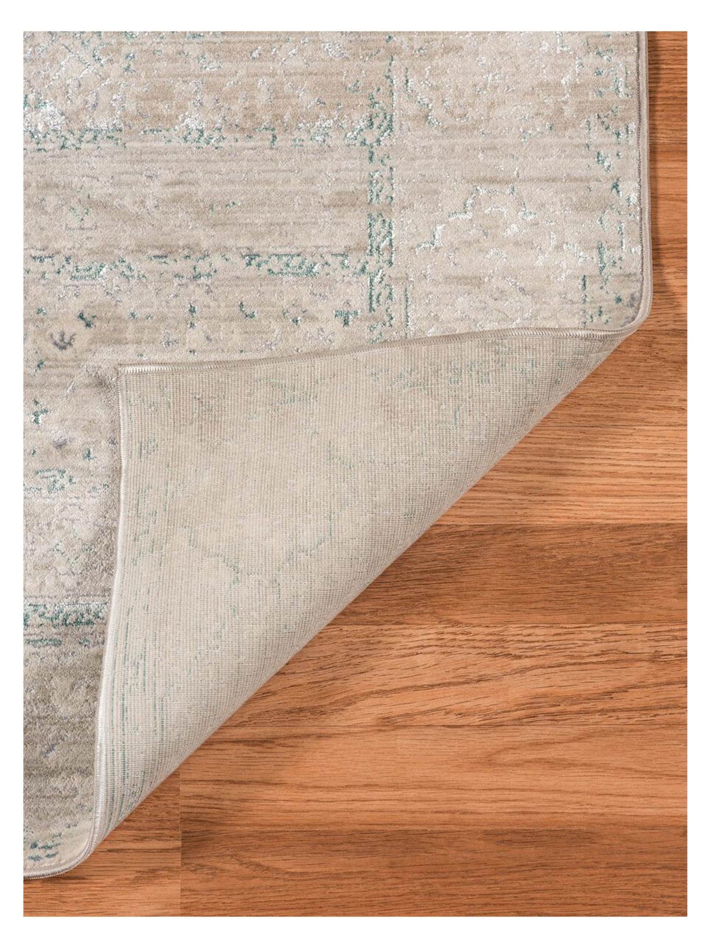 Limited Rosy RO - 511 Aqua BLUE Transitional Machinemade Rug - Rugs - Limited - Atlanta Designer Rugs