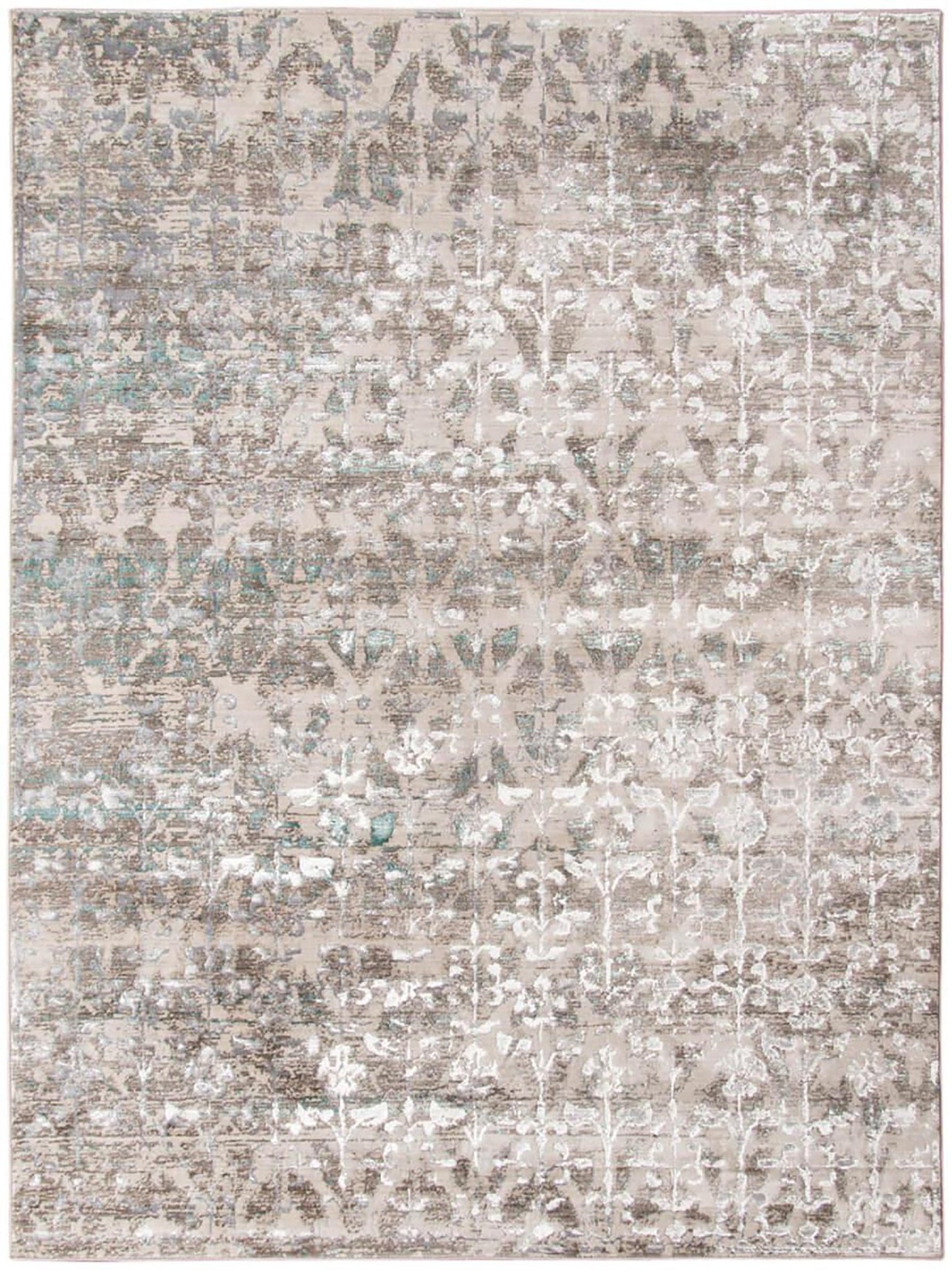 Limited Rosy RO - 522 Aqua BLUE Transitional Machinemade Rug - Rugs - Limited - Atlanta Designer Rugs