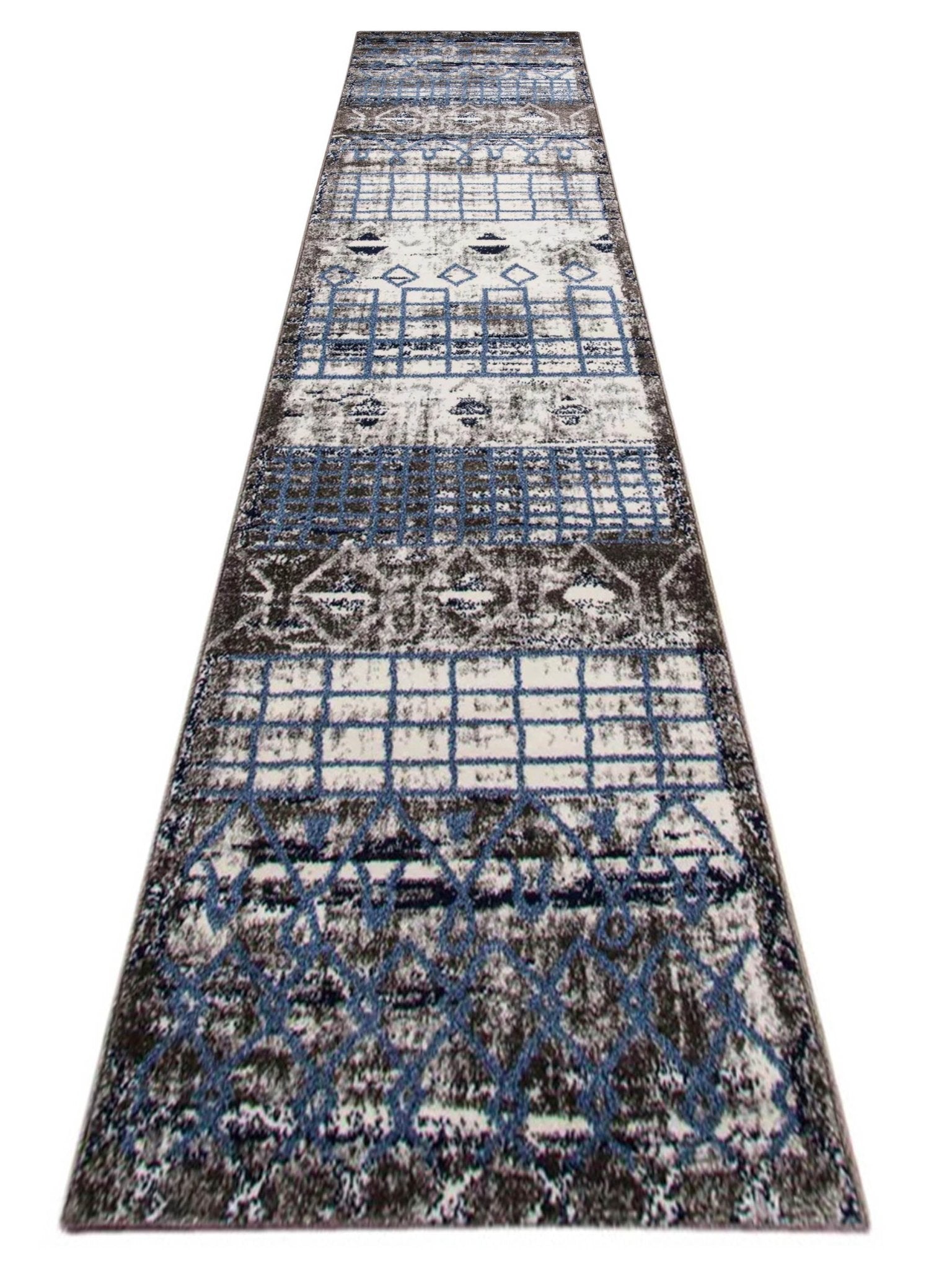 Limited Selena SD - 601 Ivory Blue Transitional Machinemade Rug - Rugs - Limited - Atlanta Designer Rugs