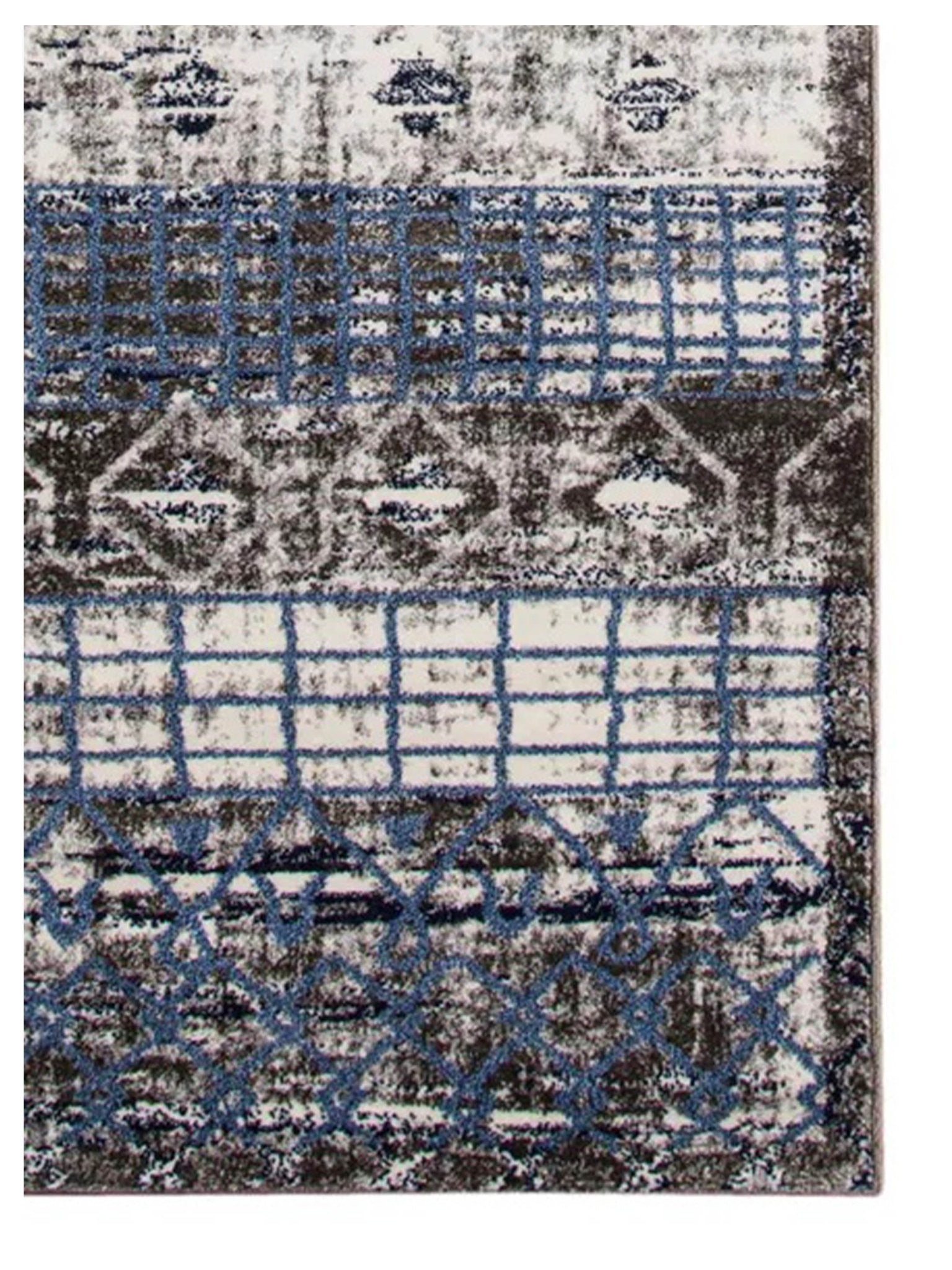 Limited Selena SD - 601 Ivory Blue Transitional Machinemade Rug - Rugs - Limited - Atlanta Designer Rugs