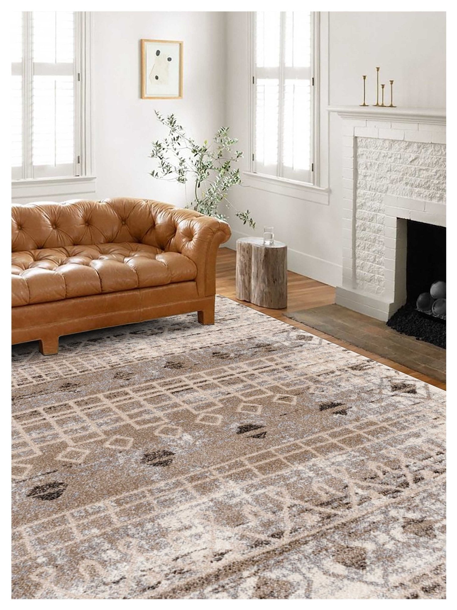 Limited Selena SD - 607 Walnut Transitional Machinemade Rug - Rugs - Limited - Atlanta Designer Rugs