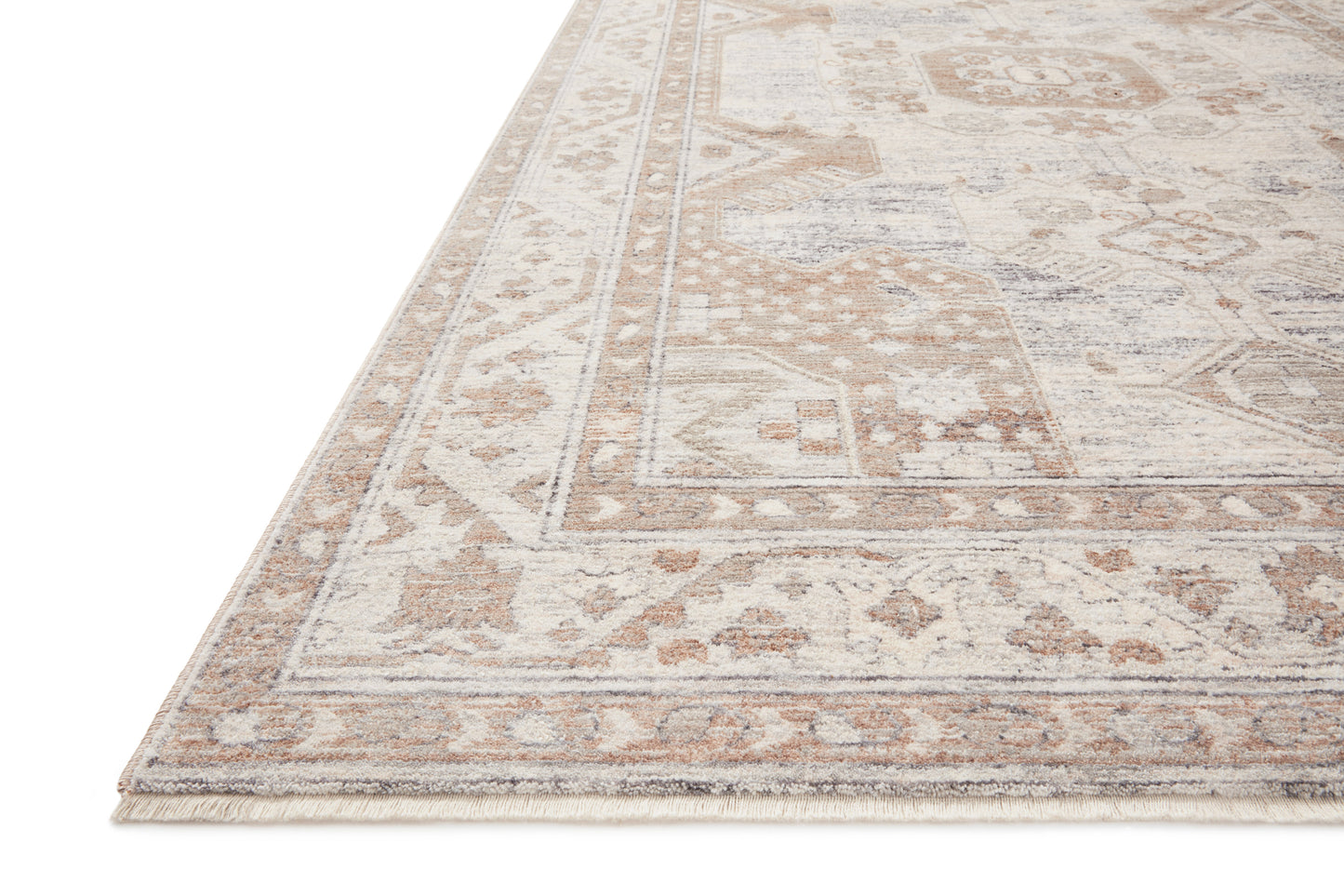 Magnolia Home Carlisle CAR-01 Ivory Taupe Traditional Power Loomed Rug