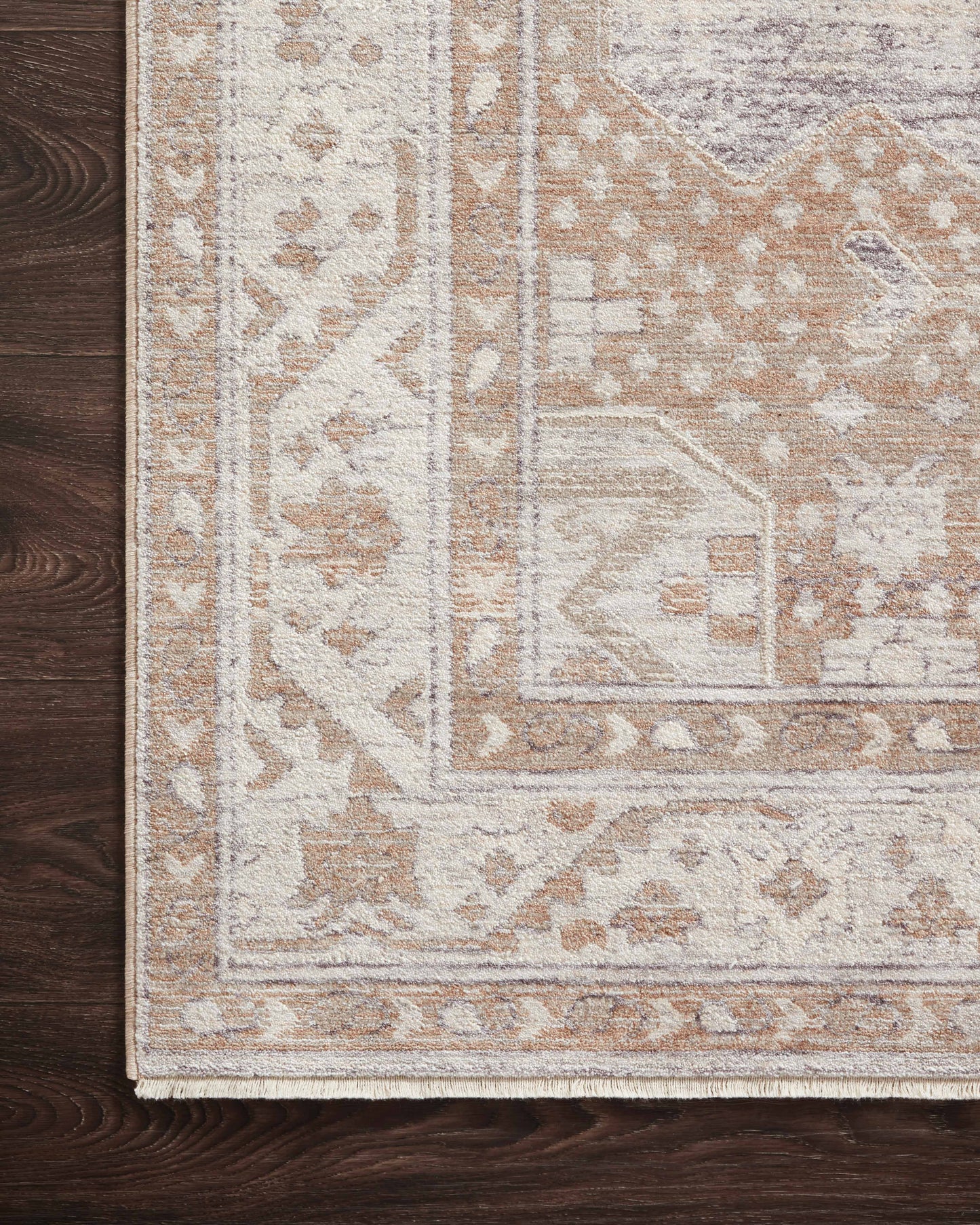 Magnolia Home Carlisle CAR-01 Ivory Taupe Traditional Power Loomed Rug