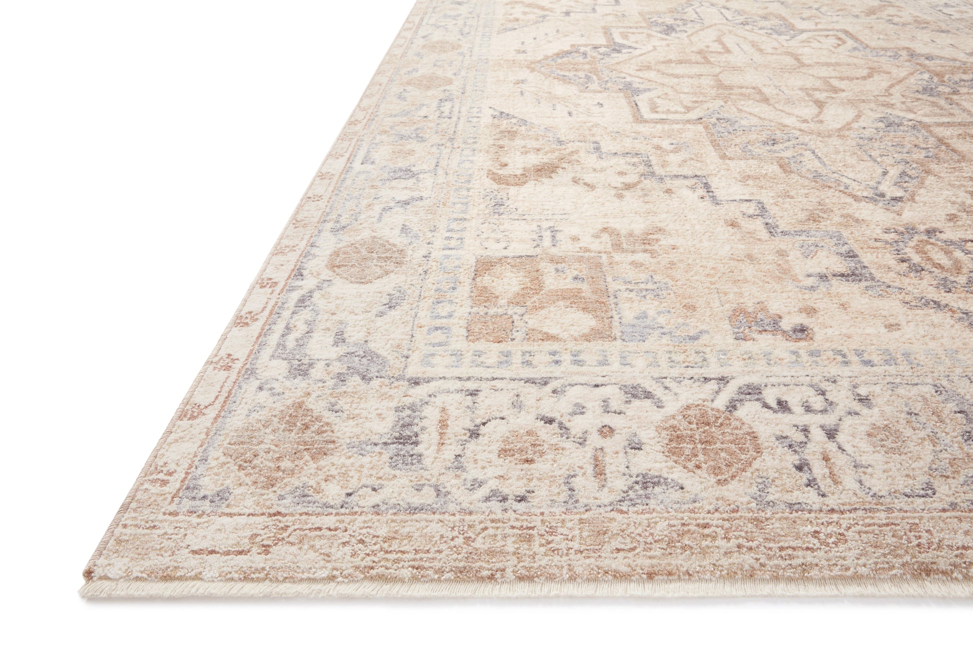 Magnolia Home Carlisle CAR-02 Beige Slate Traditional Power Loomed Rug