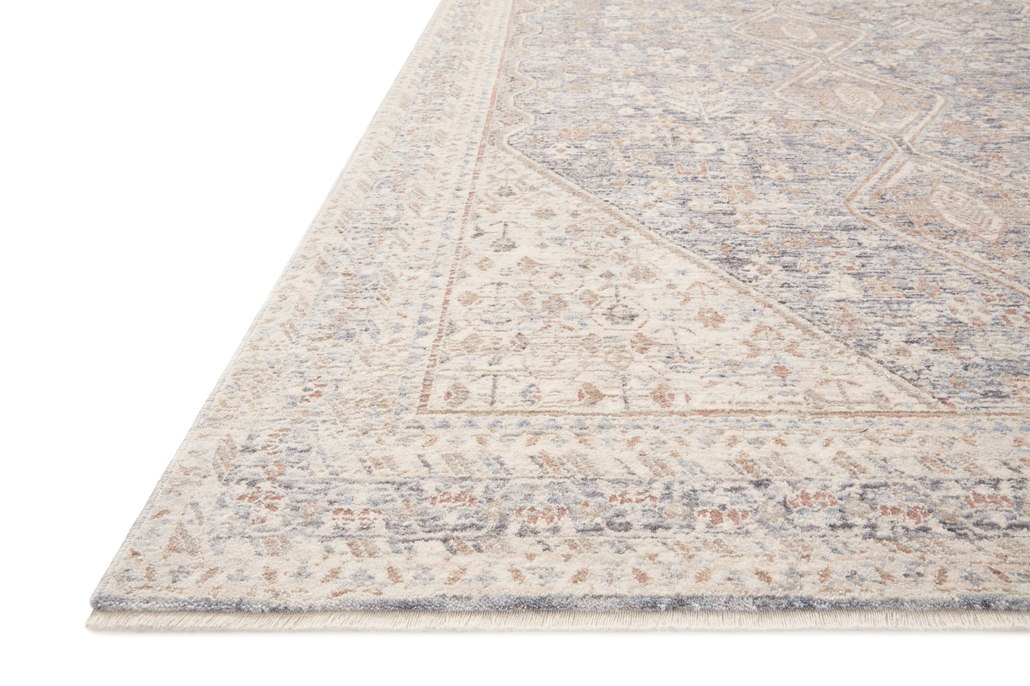 Magnolia Home Carlisle CAR-03 Blue Ivory Traditional Power Loomed Rug