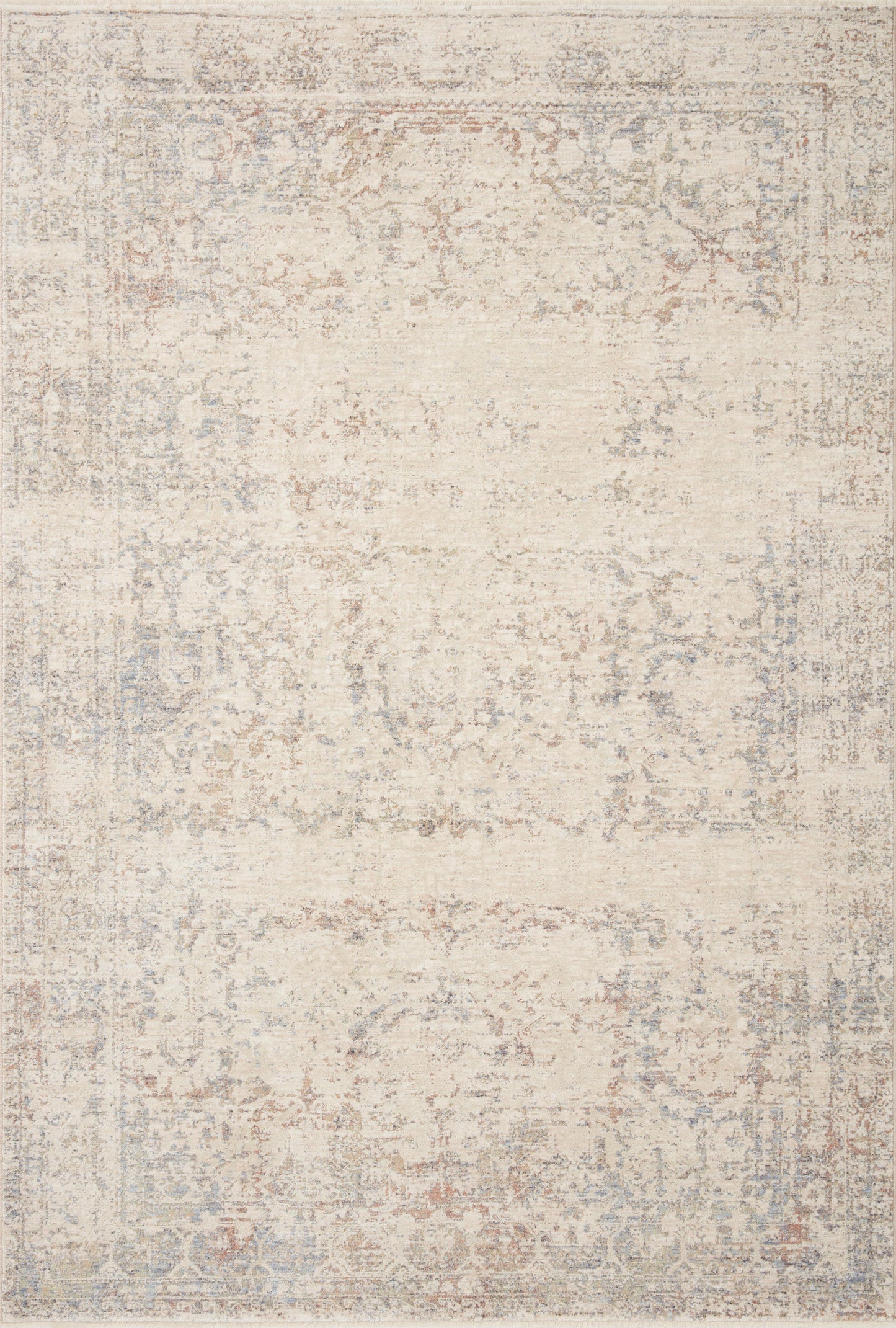 Magnolia Home Carlisle CAR-05 Ivory Multi Traditional Power Loomed Rug