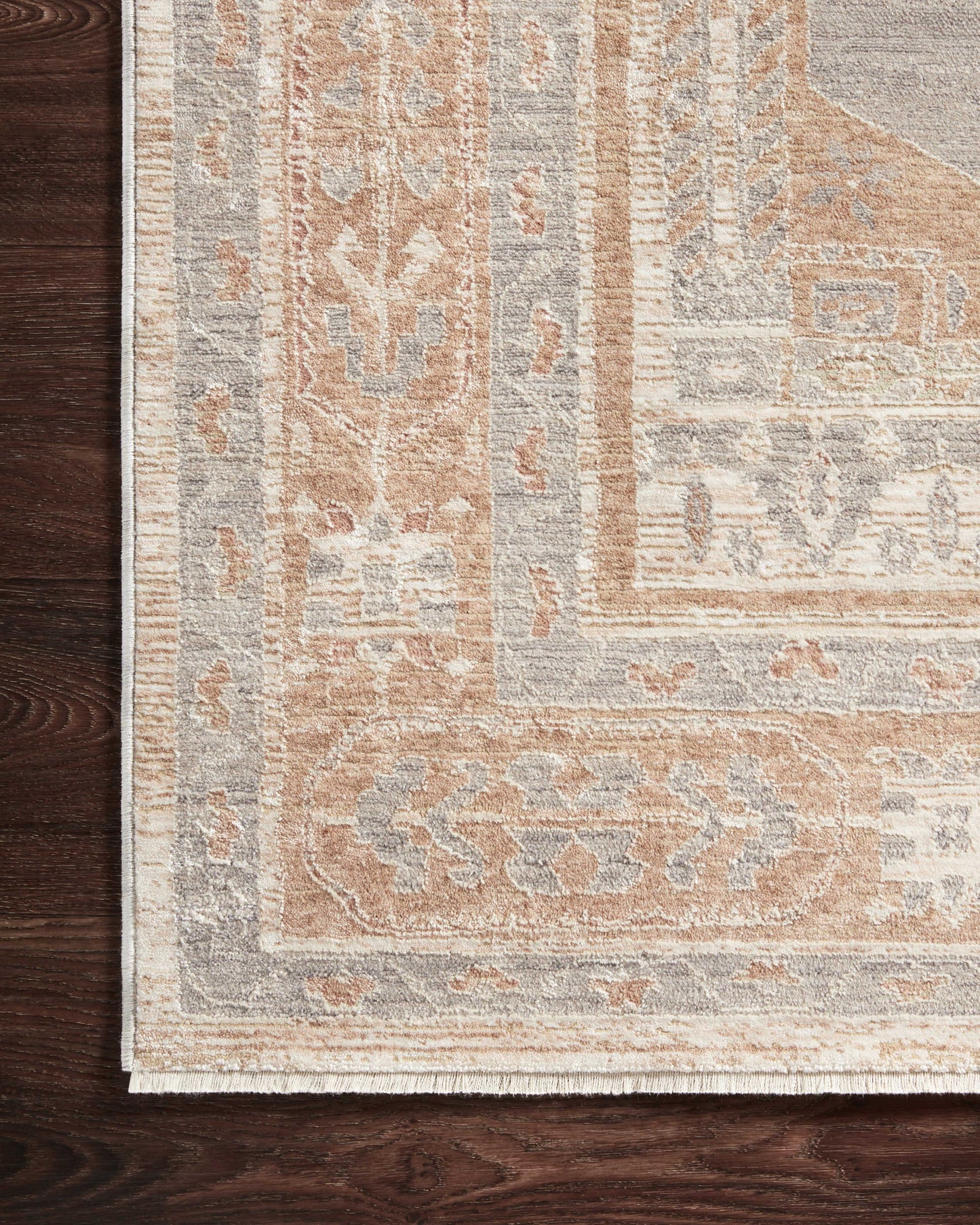 Magnolia Home Carlisle CAR-06 Slate Taupe Traditional Power Loomed Rug