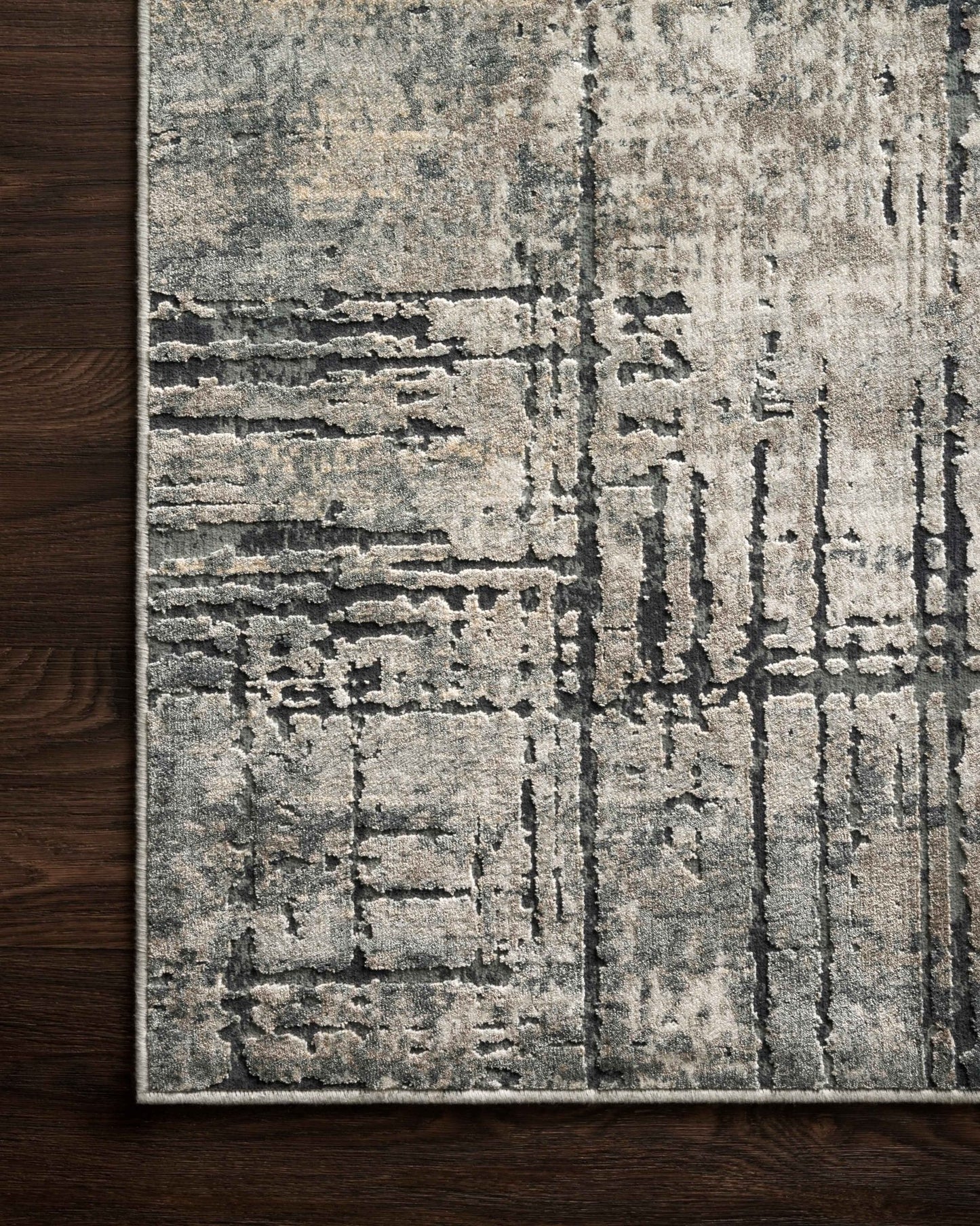 Loloi Cascade CAS - 02 Marine Grey Contemporary Power Loomed Rug - Rugs - Loloi - Atlanta Designer Rugs