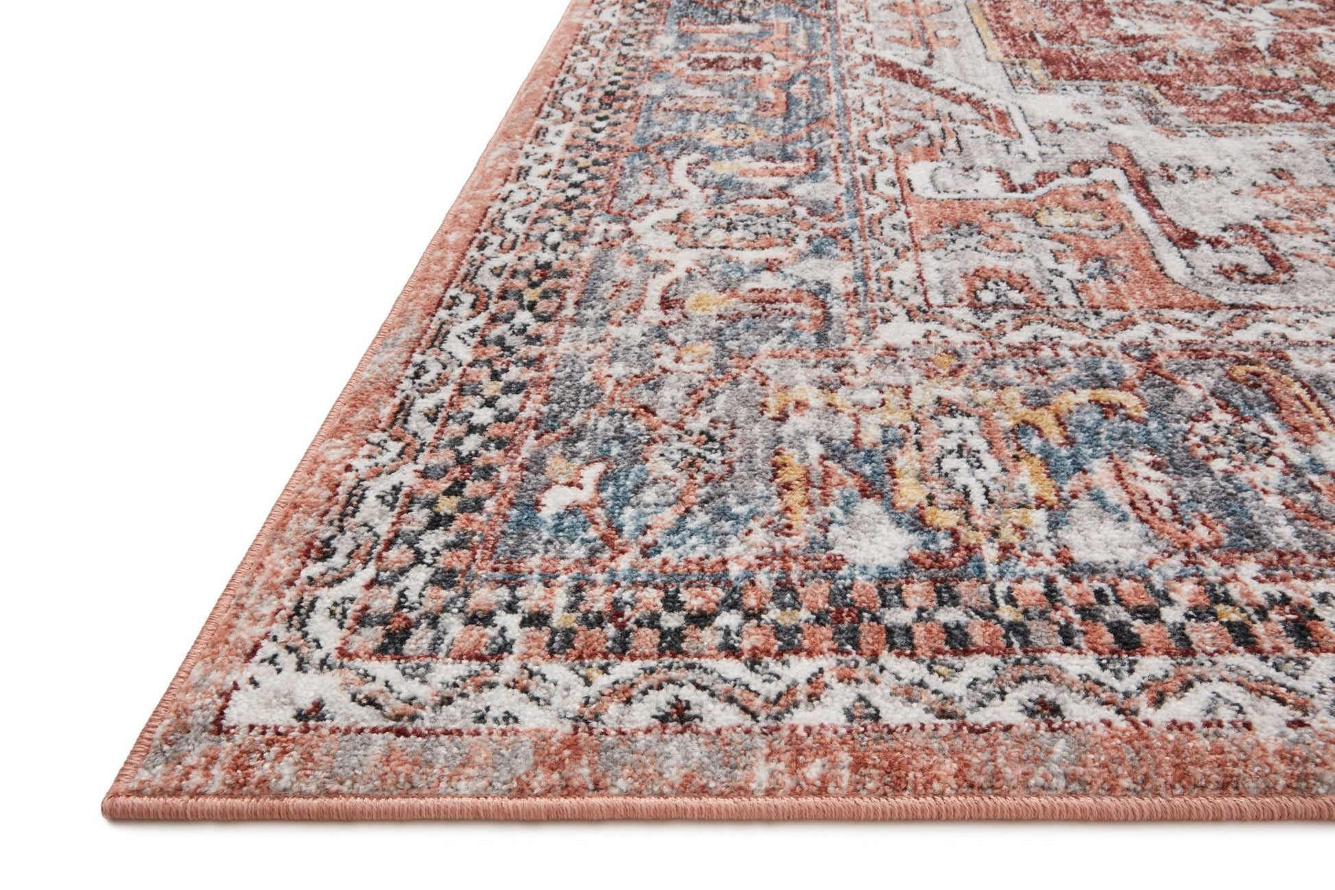 Loloi II Cassandra CSN - 01 Rust Multi Traditional Power Loomed Rug - Rugs - Loloi II - Atlanta Designer Rugs