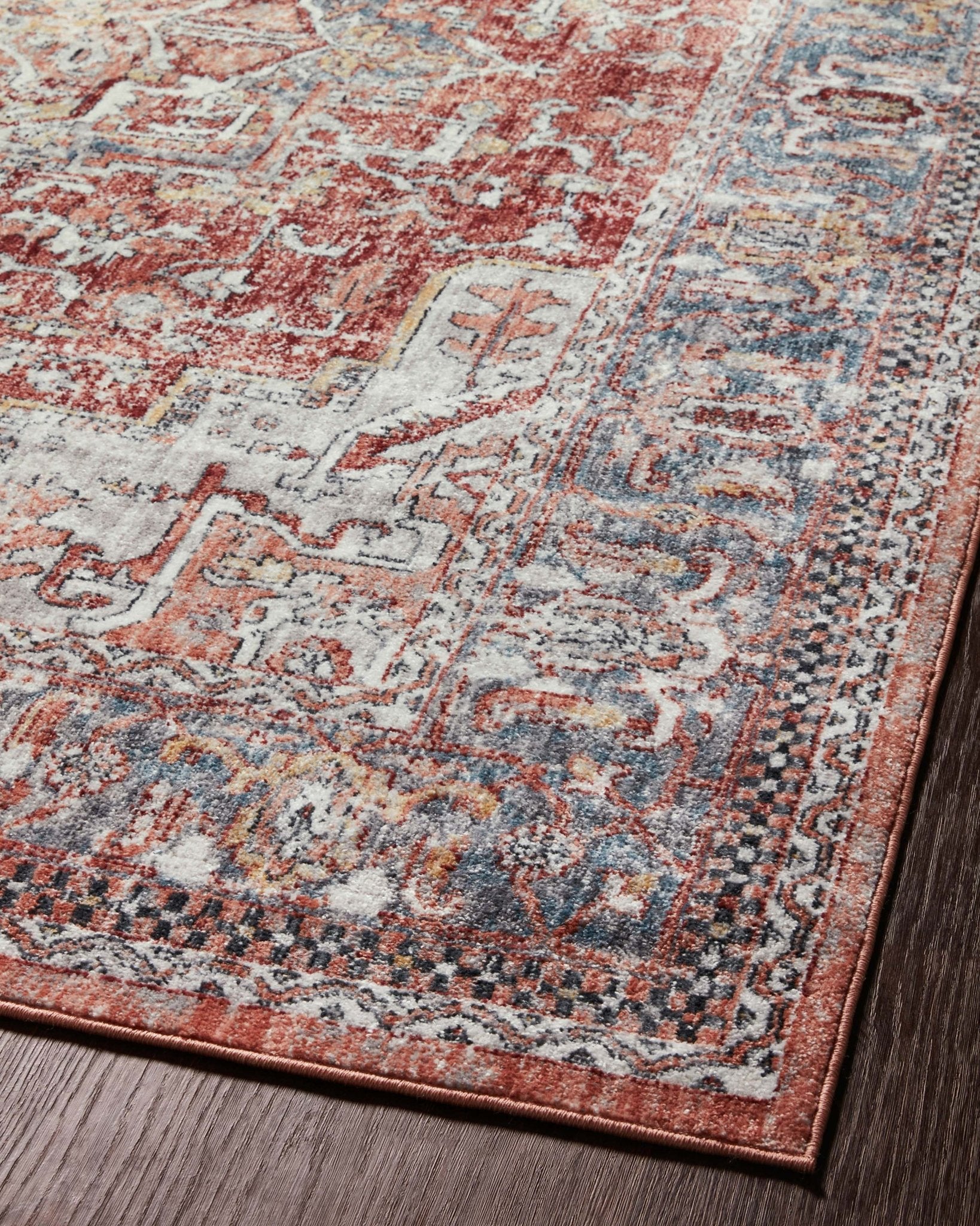 Loloi II Cassandra CSN - 01 Rust Multi Traditional Power Loomed Rug - Rugs - Loloi II - Atlanta Designer Rugs