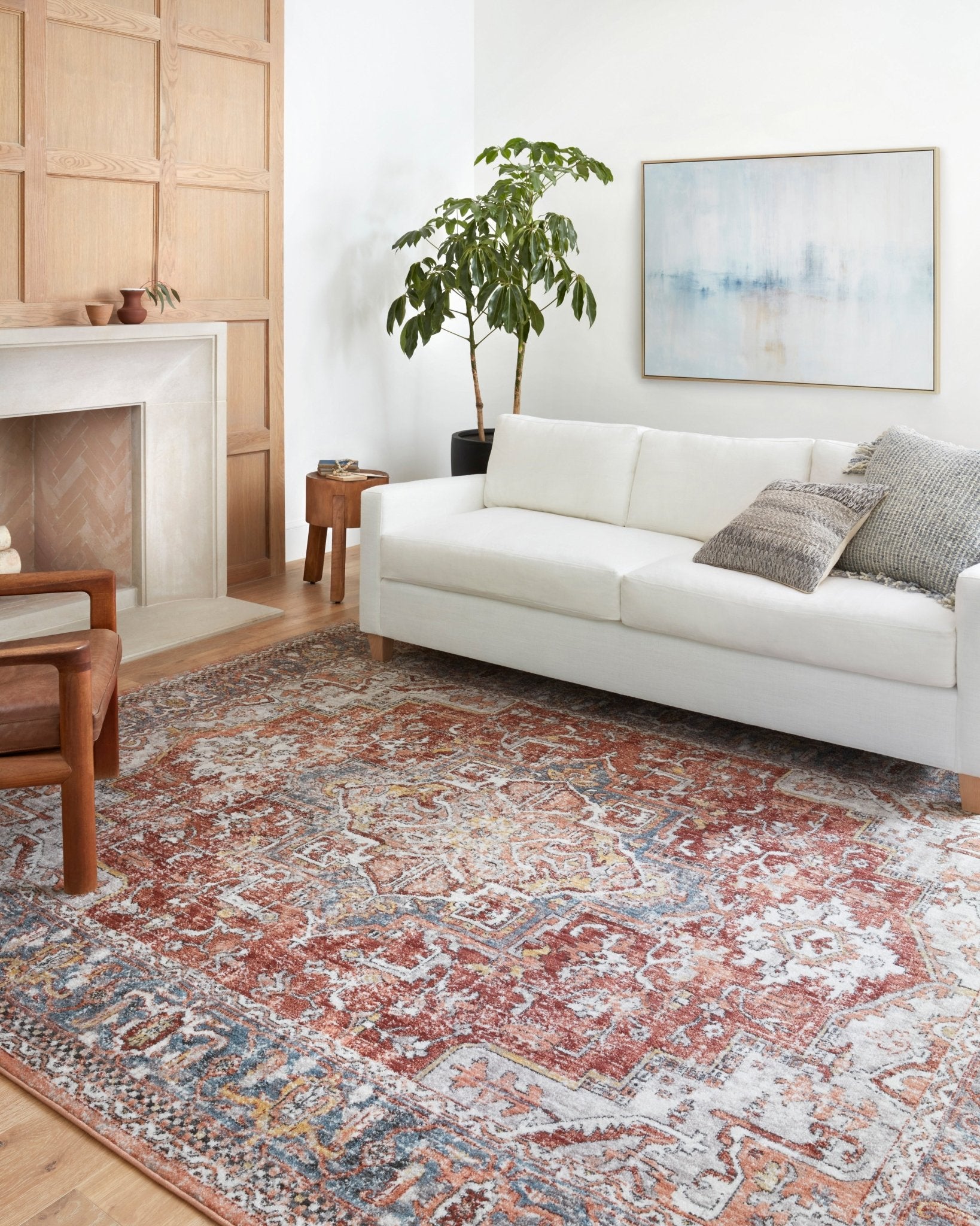 Loloi II Cassandra CSN - 01 Rust Multi Traditional Power Loomed Rug - Rugs - Loloi II - Atlanta Designer Rugs