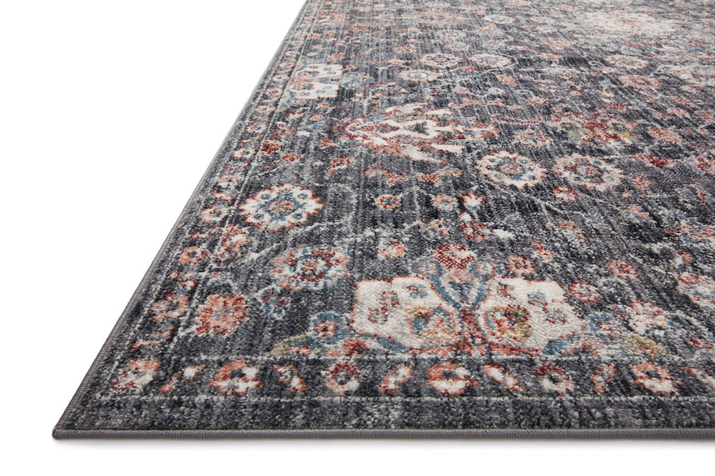 Loloi II Cassandra CSN - 03 Charcoal Rust Traditional Power Loomed Rug - Rugs - Loloi II - Atlanta Designer Rugs