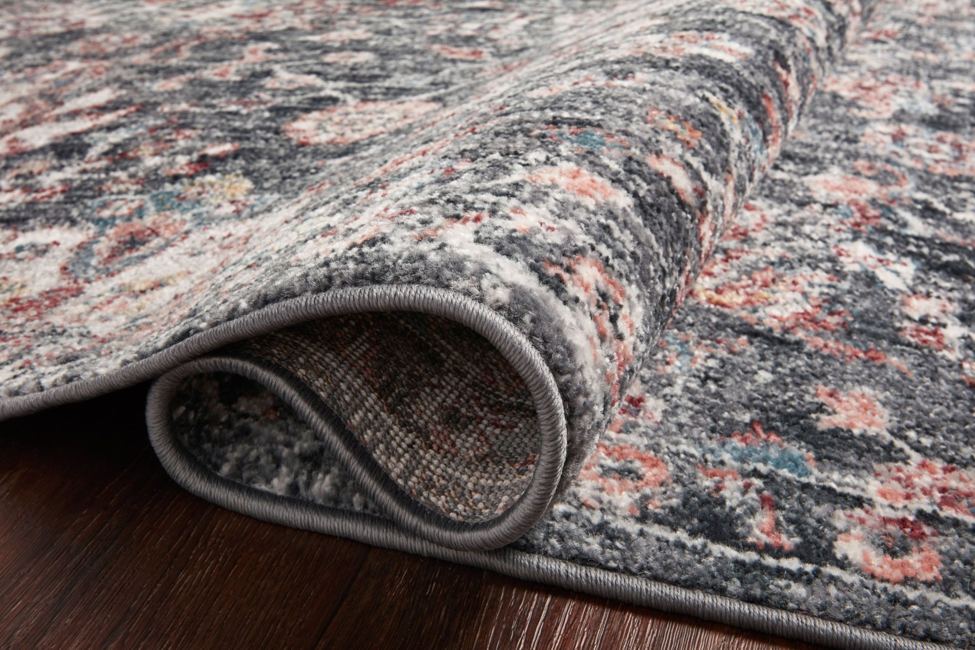 Loloi II Cassandra CSN - 03 Charcoal Rust Traditional Power Loomed Rug - Rugs - Loloi II - Atlanta Designer Rugs